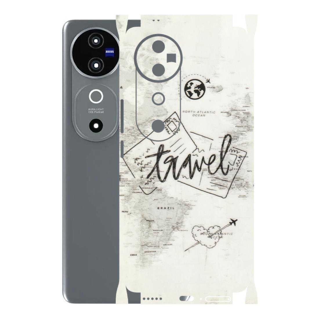VIVO Z/V/X/T/U/S Series Phone Skins (All Models) - Travel Ticket - Transparent Finish (T-06) Vivo V40 5G