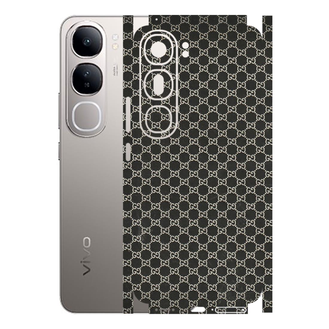 VIVO Z/V/X/T/U/S Series Phone Skins (All Models) - Black G Print - 3D Embossed Finish (L-109) Vivo V40 Lite