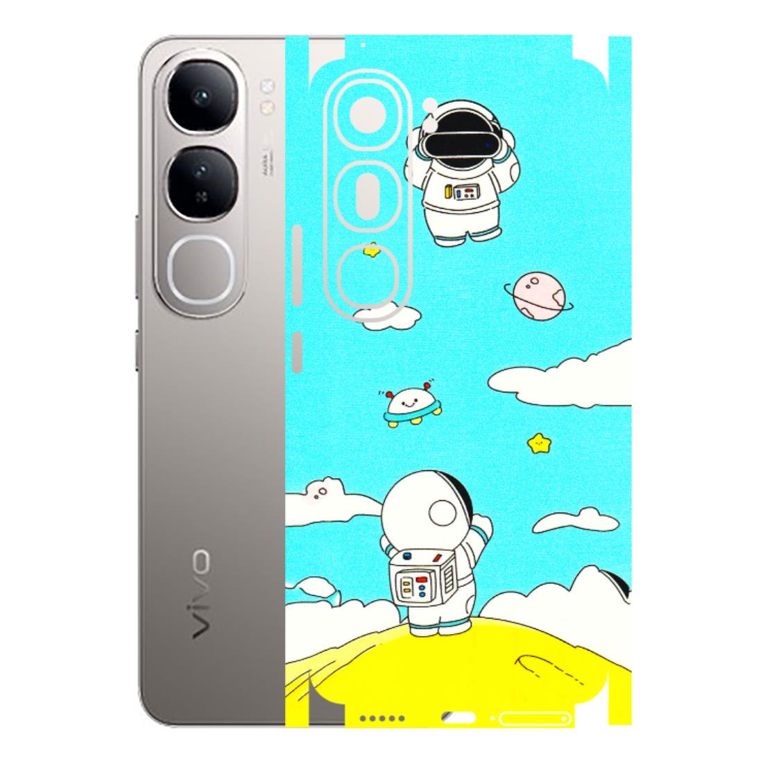 VIVO Z/V/X/T/U/S Series Phone Skins (All Models) - Blue Skies Astro Float - 3D Embossed Finish (L-230) Vivo V40 Lite