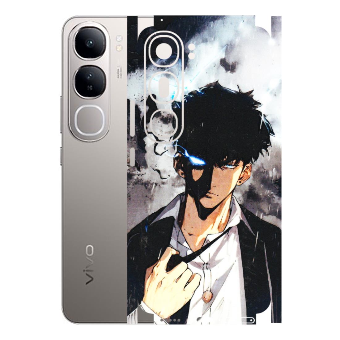 VIVO Z/V/X/T/U/S Series Phone Skins (All Models) - Sung Jinwoo Manhwa Anime - 3D Embossed Finish (L-328) Vivo V40 Lite