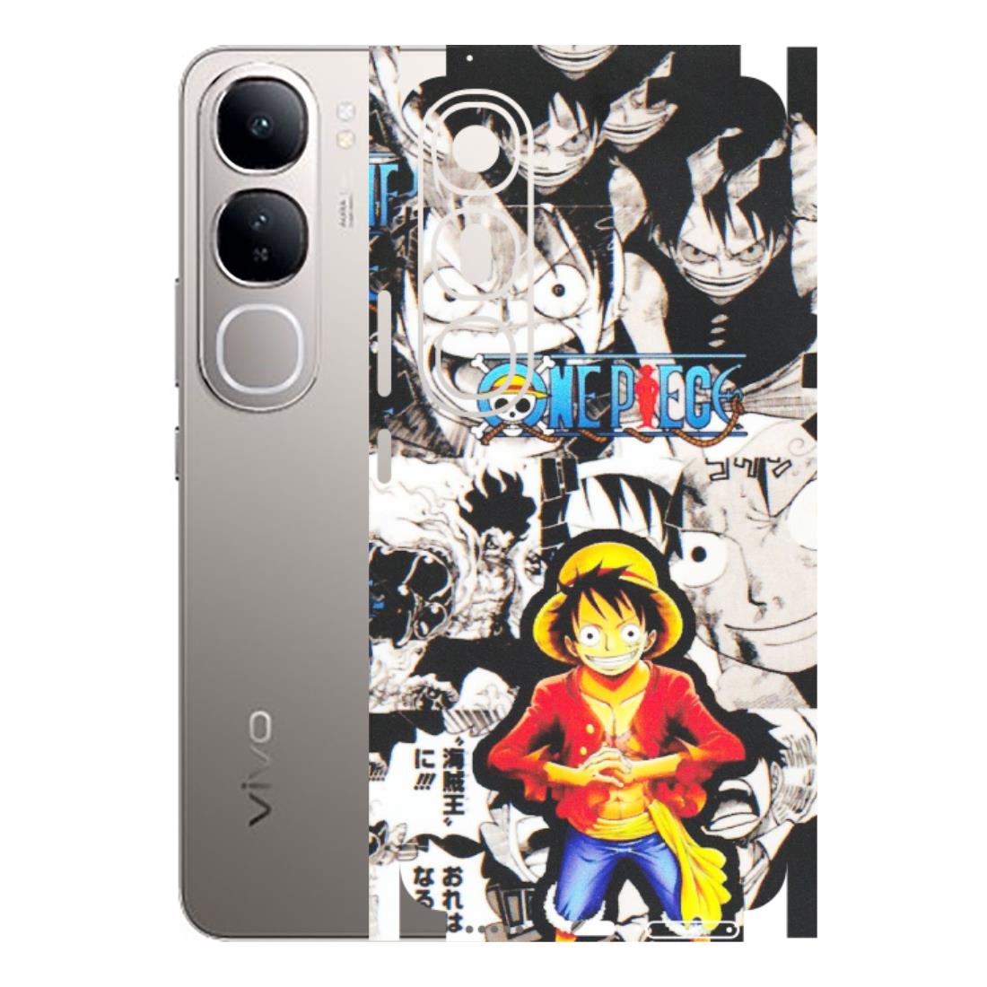 VIVO Z/V/X/T/U/S Series Phone Skins (All Models) - One Piece B&W - Matte Finish (M-63) Vivo V40 Lite