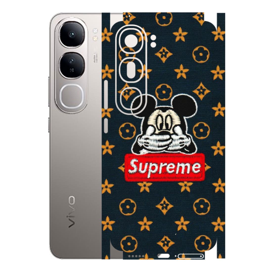 VIVO Z/V/X/T/U/S Series Phone Skins (All Models) - Mickey Supreme - Matte Finish (M-83) Vivo V40 Lite