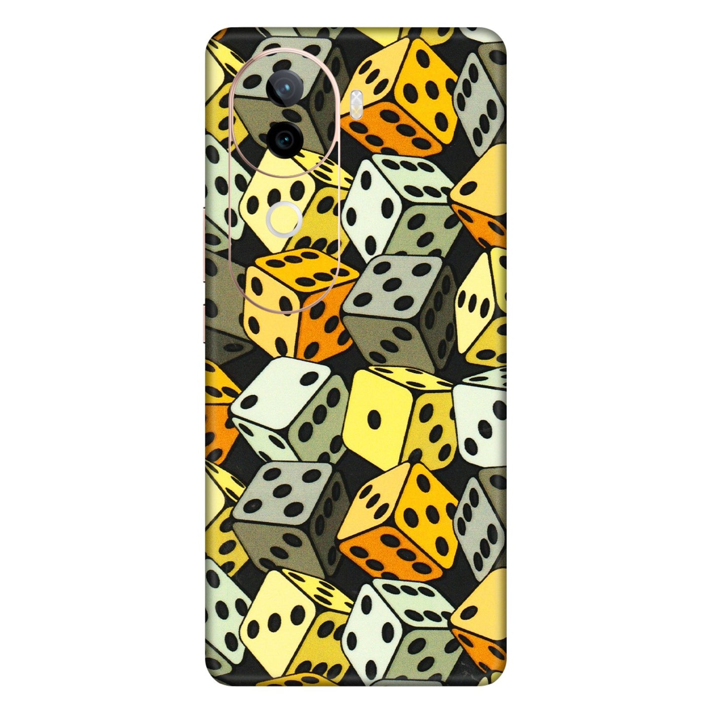 VIVO Z/V/X/T/U/S Series Phone Skins (All Models) - Dices Of Life - 3D Embossed Finish (L-04) Vivo V40E (5G)