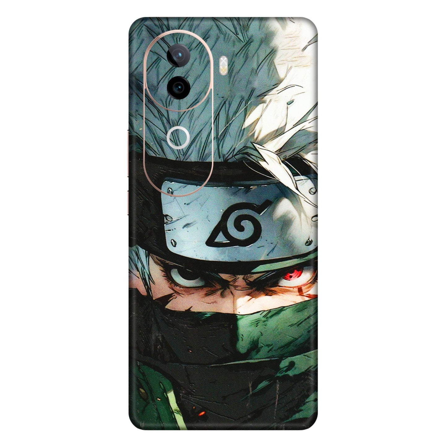 VIVO Z/V/X/T/U/S Series Phone Skins (All Models) - Kakashi Red Eye Focus - 3D Embossed Finish (L-227) Vivo V40E (5G)