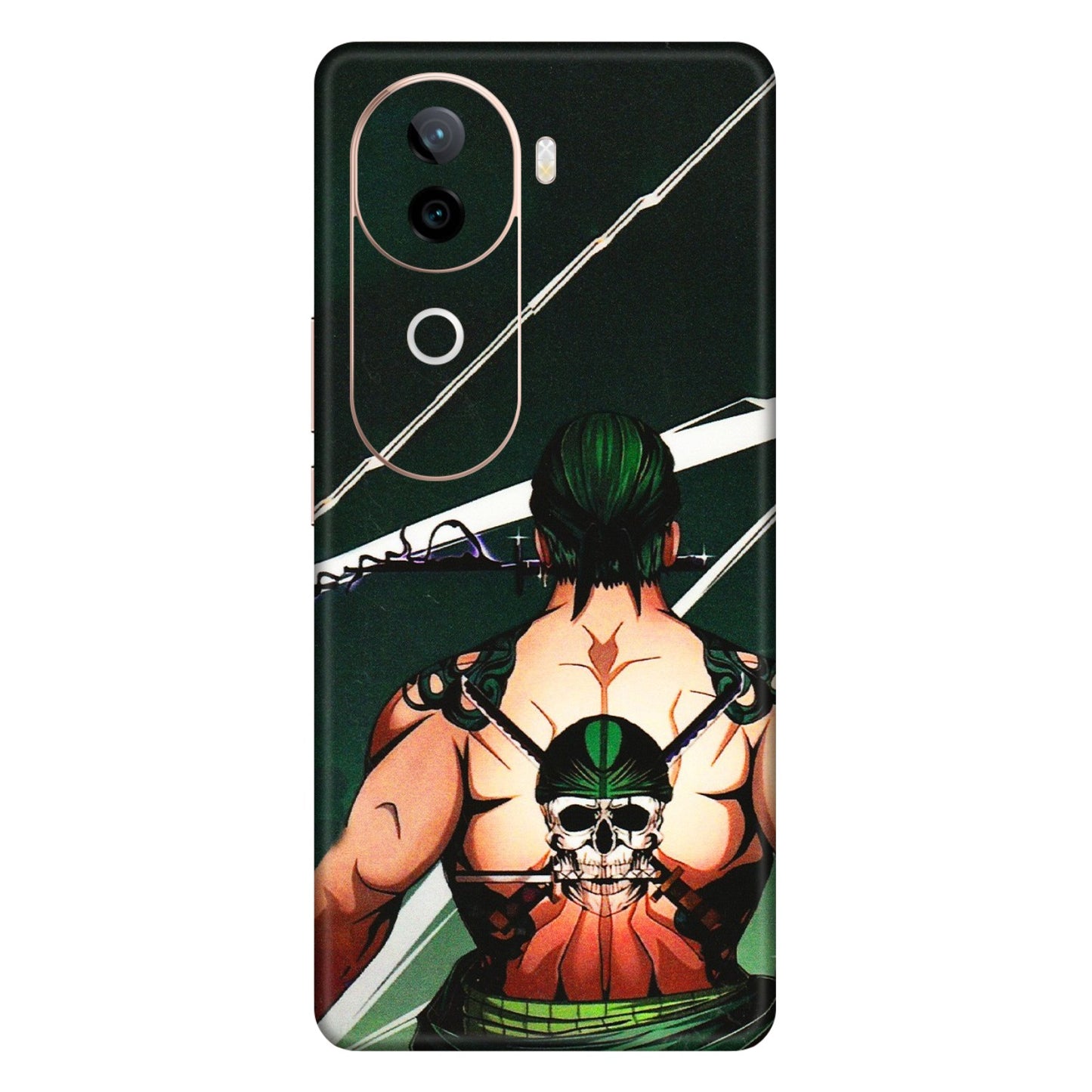 VIVO Z/V/X/T/U/S Series Phone Skins (All Models) - Zoro Anime - 3D Embossed Finish (L-23) Vivo V40E (5G)