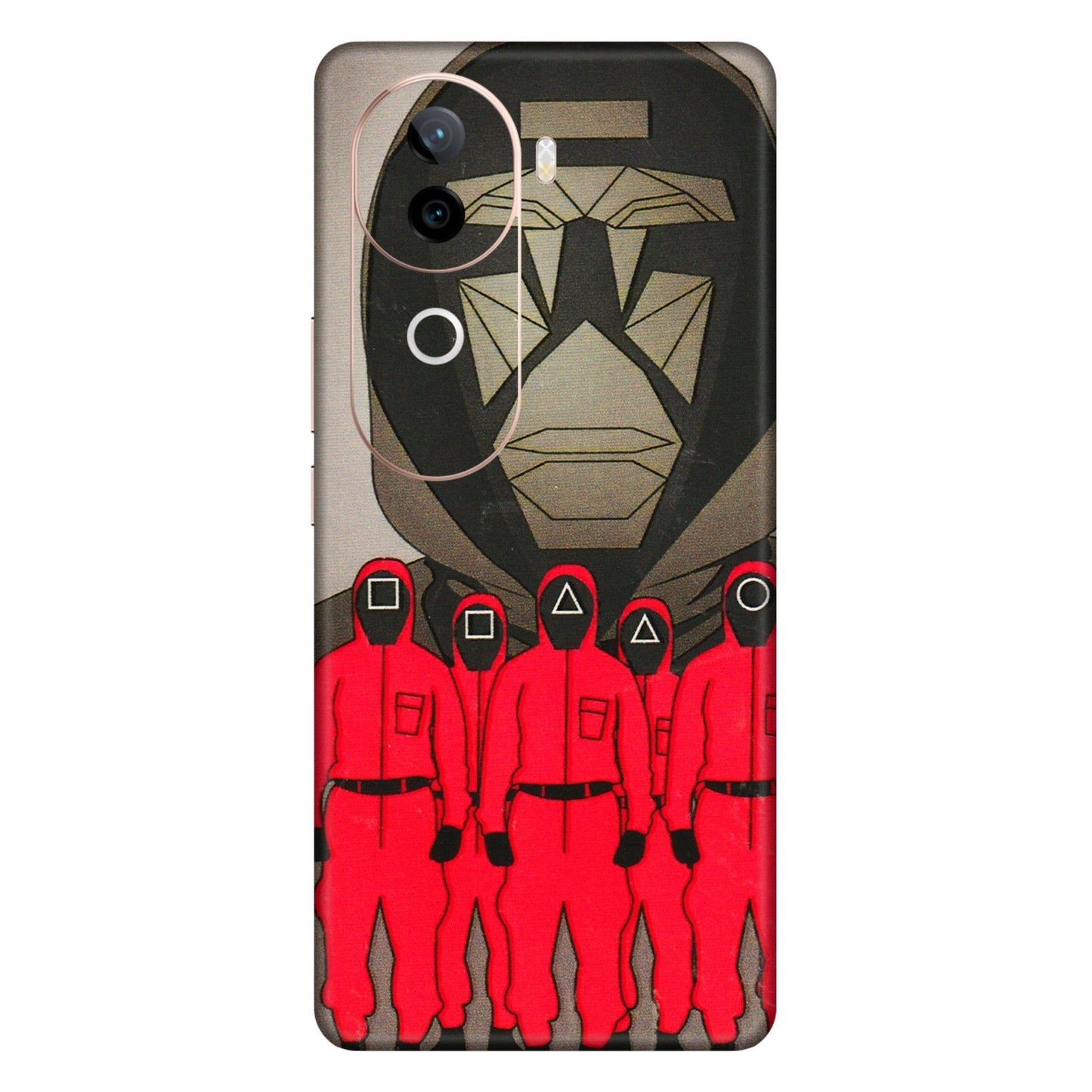 VIVO Z/V/X/T/U/S Series Phone Skins (All Models) - Squid Game Hero - 3D Embossed Finish (L-245) Vivo V40E (5G)