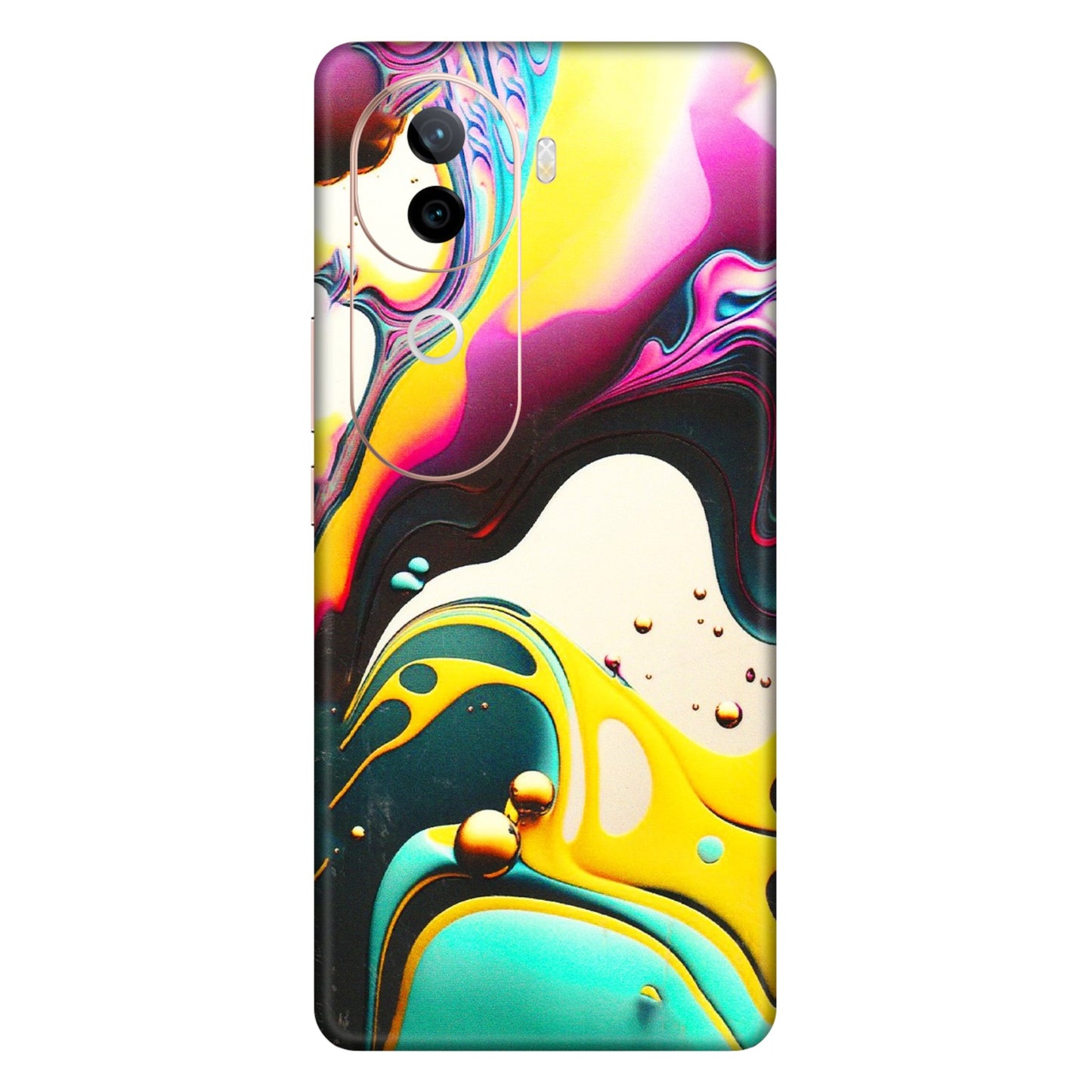 VIVO Z/V/X/T/U/S Series Phone Skins (All Models) - Multicolor Abstract pattern - 3D Embossed Finish (L-254) Vivo V40E (5G)