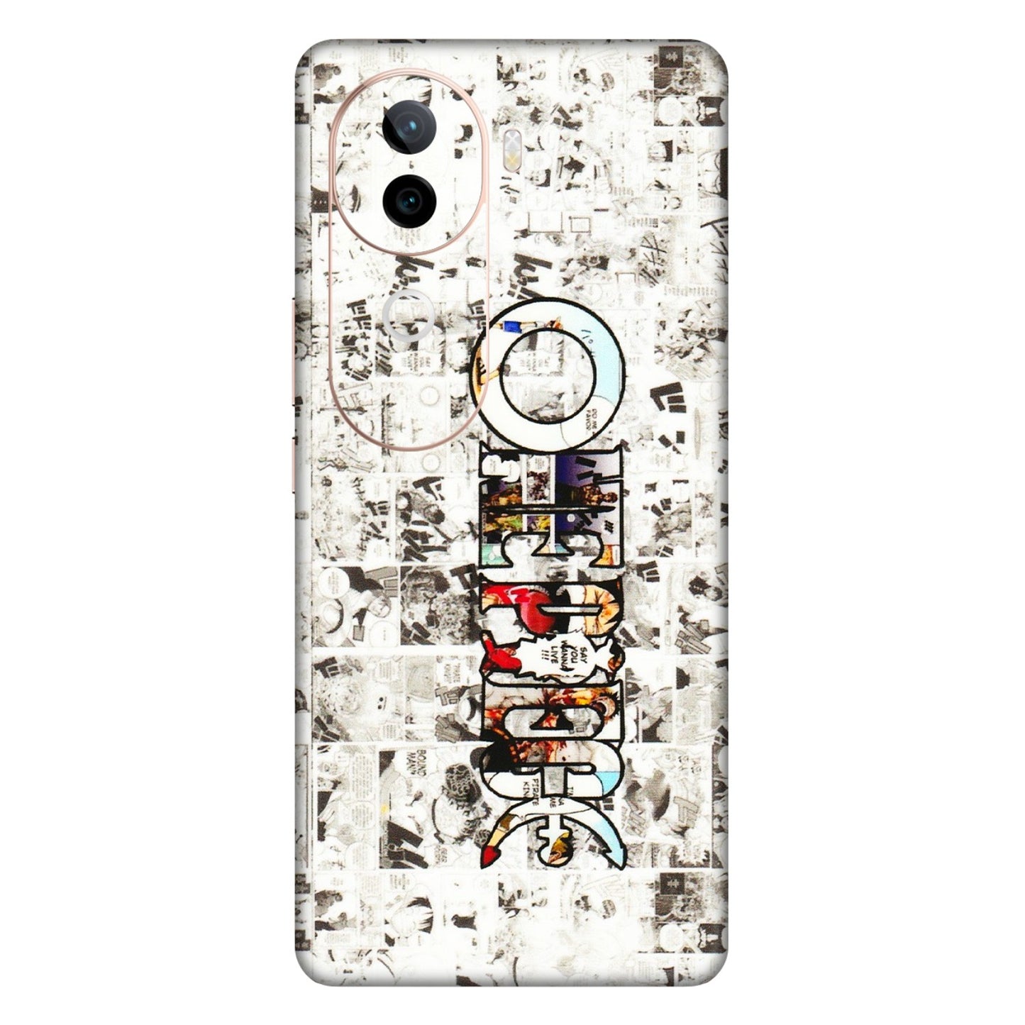 VIVO Z/V/X/T/U/S Series Phone Skins (All Models) - One Piece Manga - 3D Embossed Finish (L-26) Vivo V40E (5G)