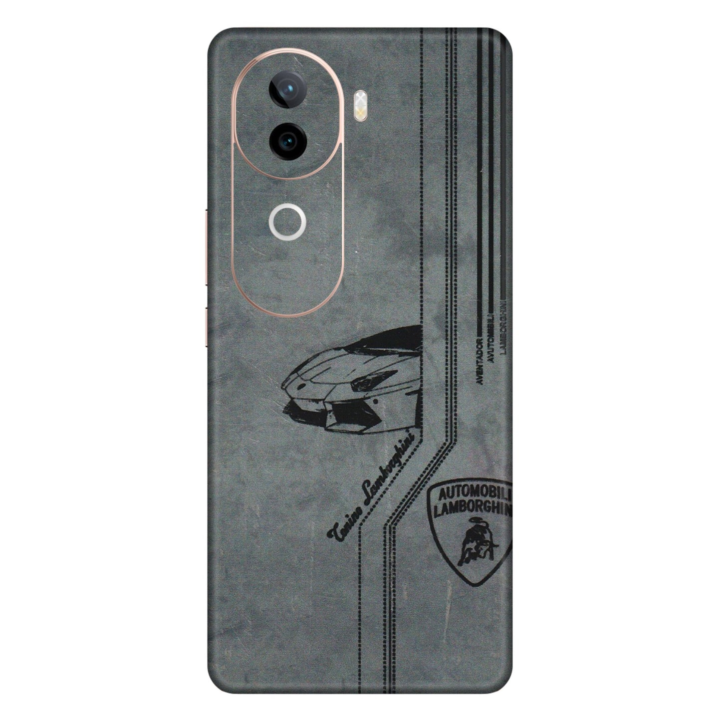 VIVO Z/V/X/T/U/S Series Phone Skins (All Models) - New Lamborgini Aventador - 3D Embossed Finish (L-321) Vivo V40E (5G)