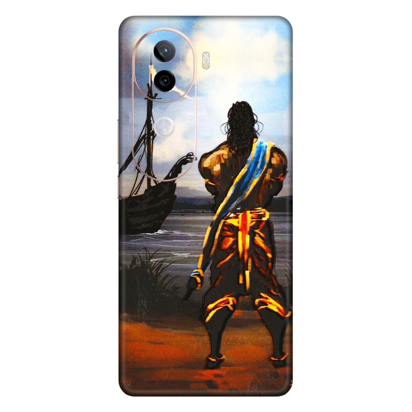 VIVO Z/V/X/T/U/S Series Phone Skins (All Models) - Heavenly God Figure - 3D Embossed Finish (L-34) Vivo V40E (5G)