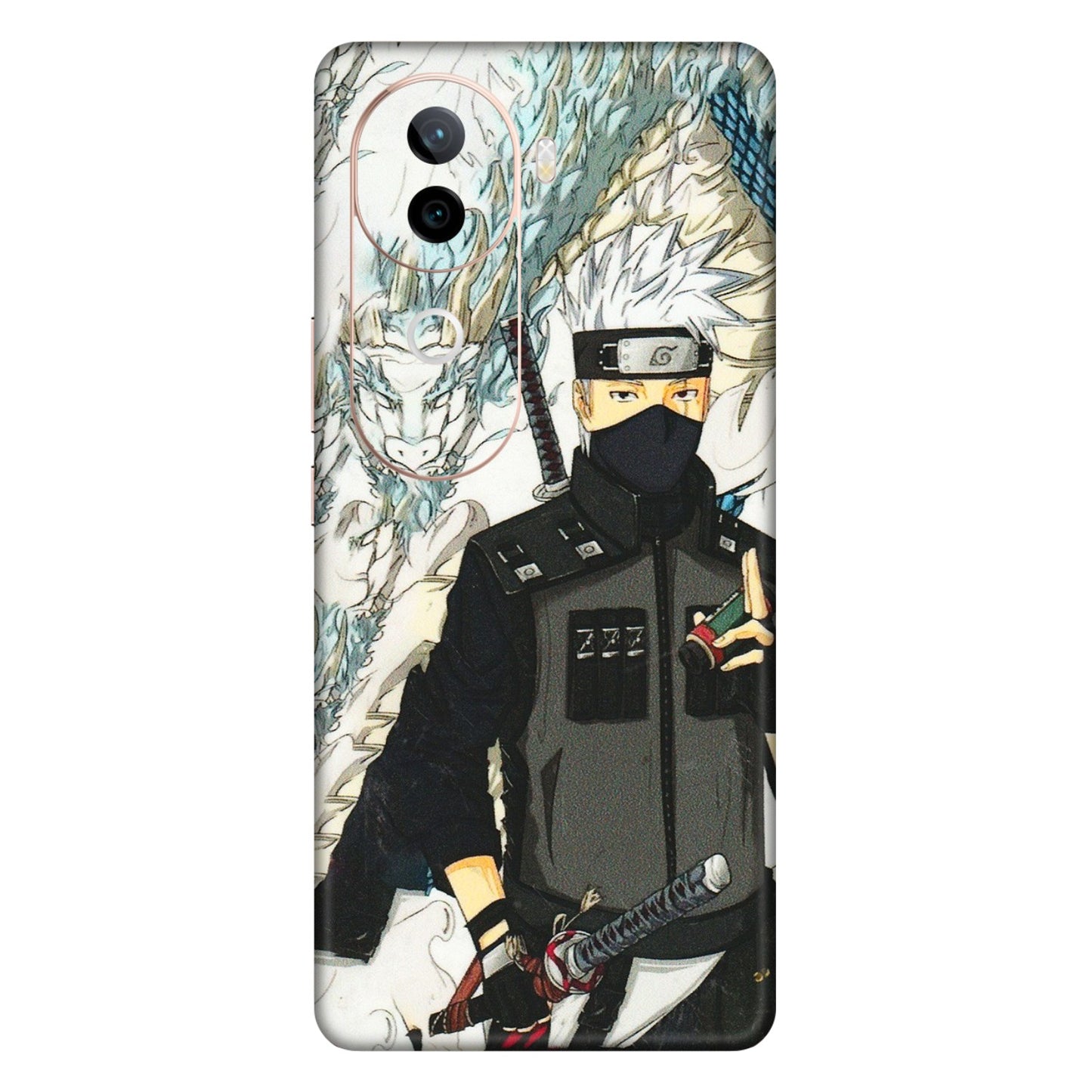 VIVO Z/V/X/T/U/S Series Phone Skins (All Models) - Kakashi Hatake Naruto Anime - 3D Embossed Finish (L-46) Vivo V40E (5G)
