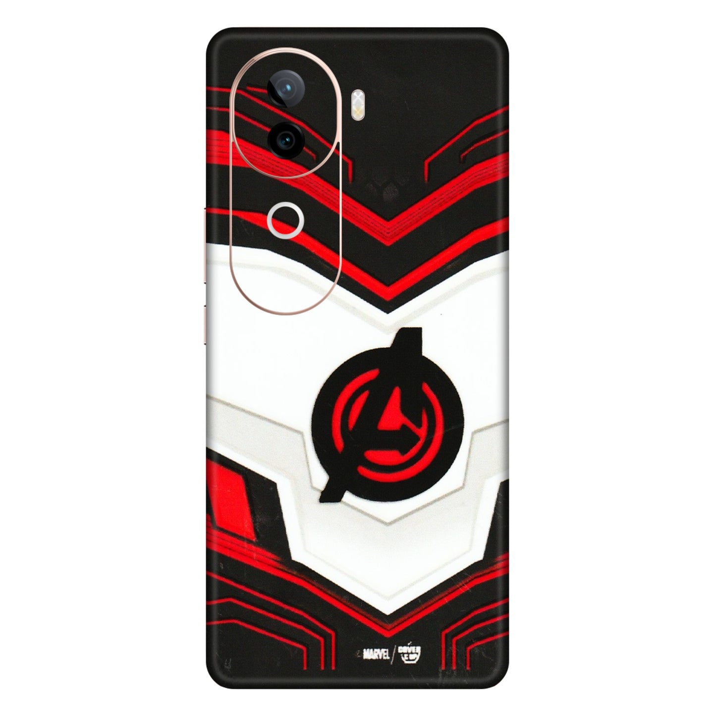 VIVO Z/V/X/T/U/S Series Phone Skins (All Models) - Avengers Logo - 3D Embossed Finish (L-55) Vivo V40E (5G)