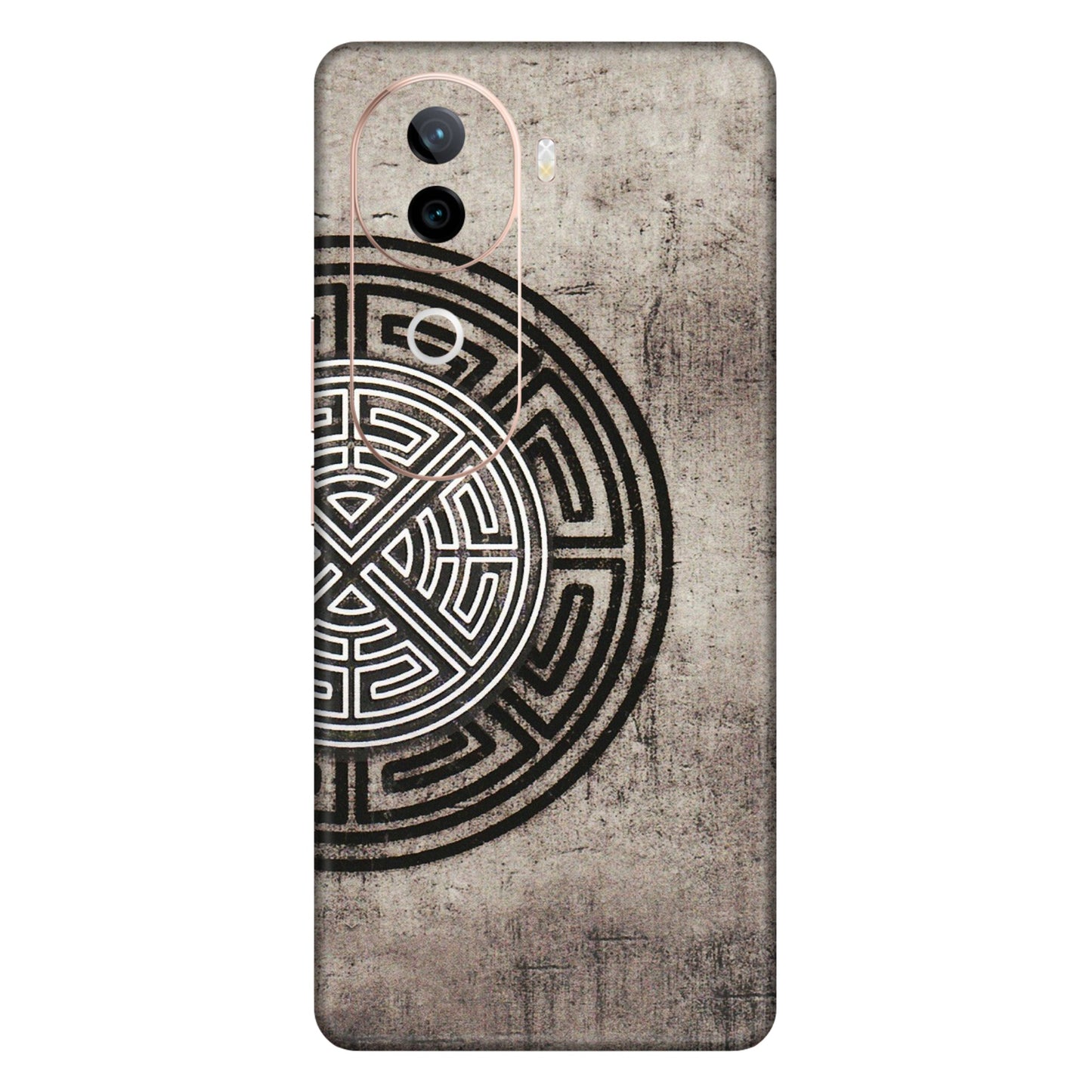VIVO Z/V/X/T/U/S Series Phone Skins (All Models) - Mysterious Circular Design - 3D Embossed Finish (L-63) Vivo V40E (5G)