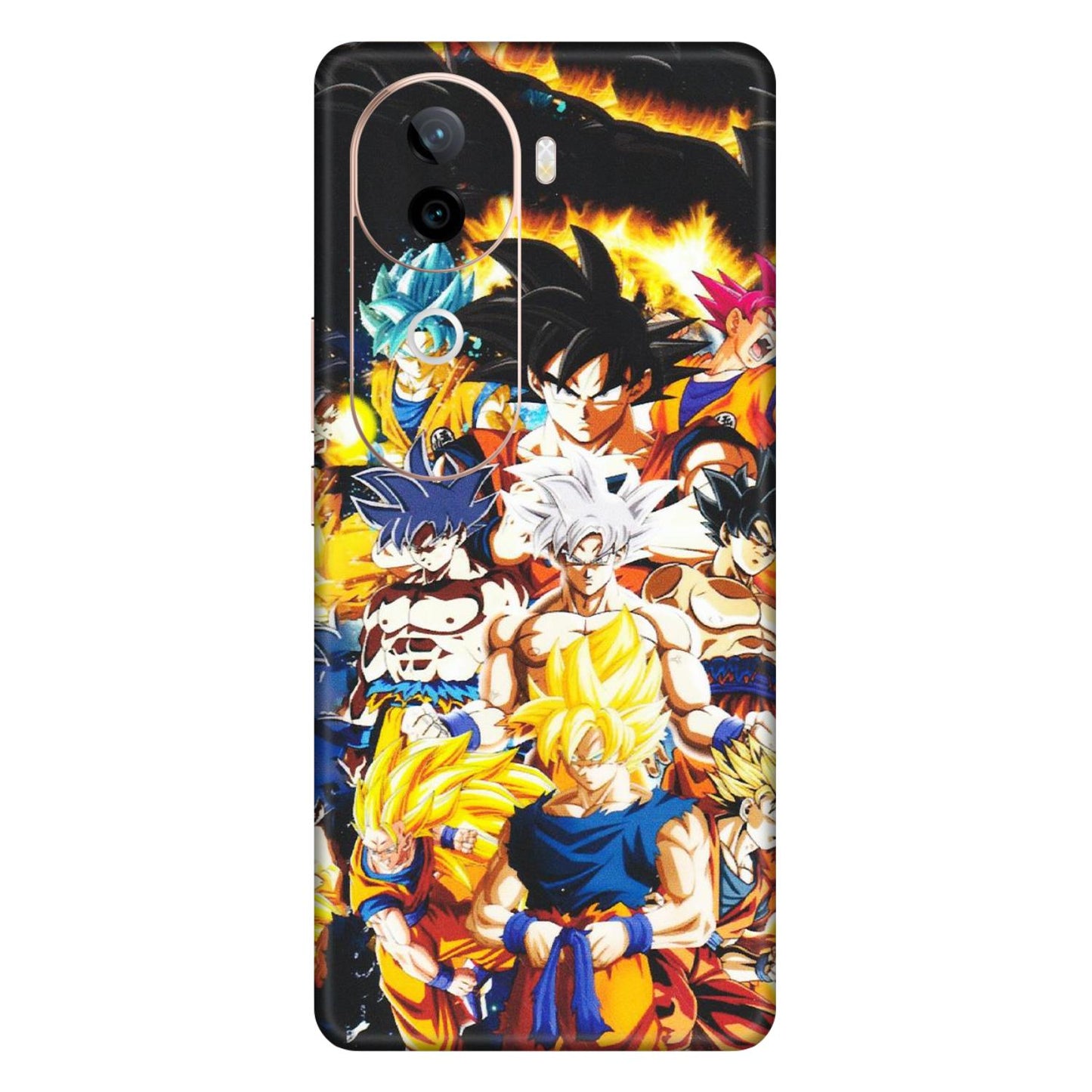 VIVO Z/V/X/T/U/S Series Phone Skins (All Models) - Ultimate Dragon Ball Z - Matte Finish (M-100) Vivo V40E (5G)