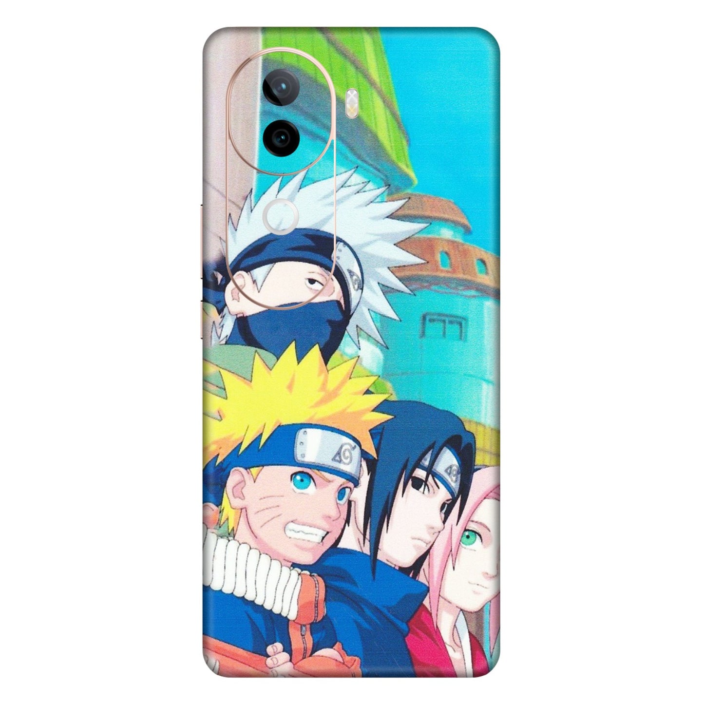 VIVO Z/V/X/T/U/S Series Phone Skins (All Models) - Team Minato And Kakashi - Matte Finish (M-101) Vivo V40E (5G)