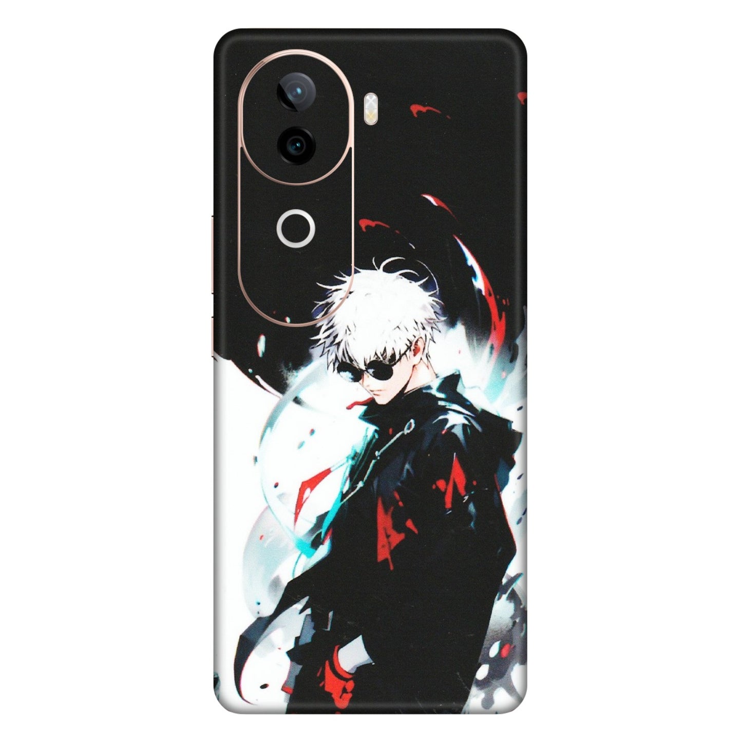 VIVO Z/V/X/T/U/S Series Phone Skins (All Models) - Gojo Powerful Charater Kaisen Anime - Matte Finish (M-144) Vivo V40E (5G)