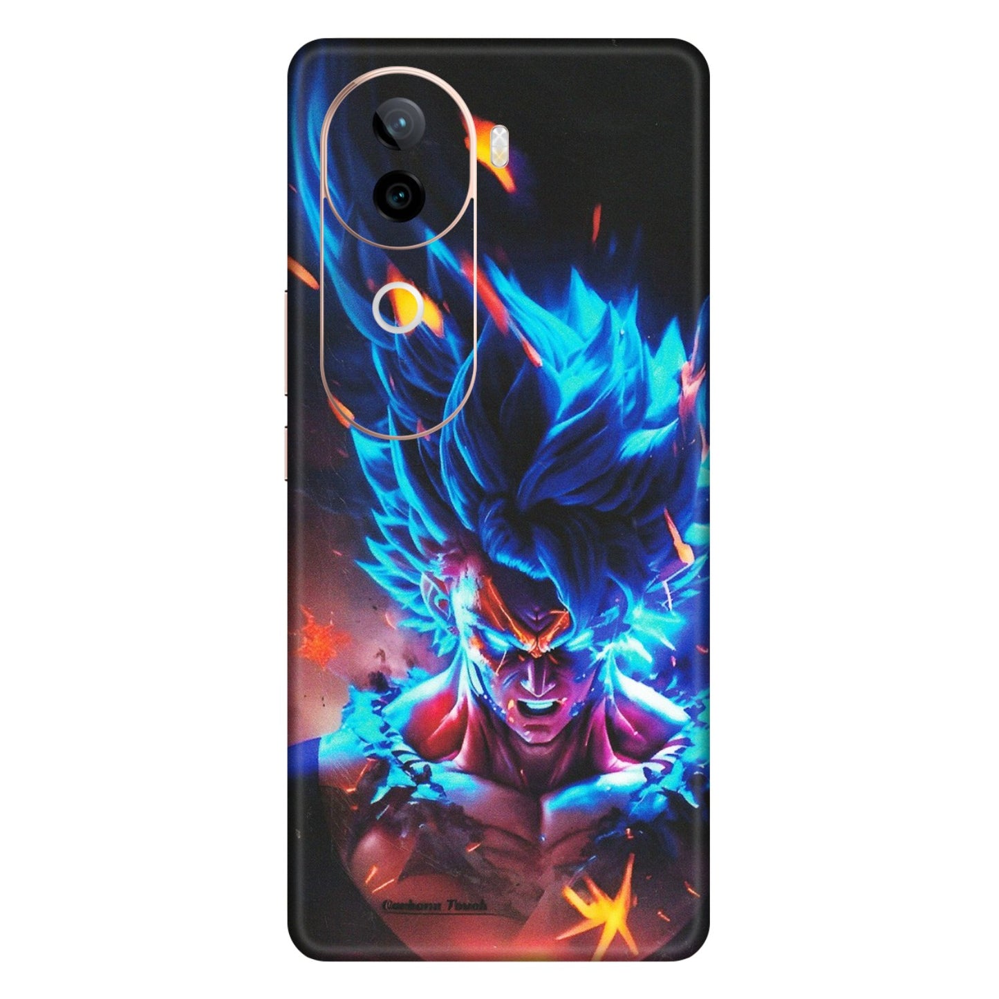 VIVO Z/V/X/T/U/S Series Phone Skins (All Models) - Angry Goku Dragon Ball Anime - Matte Finish (M-150) Vivo V40E (5G)