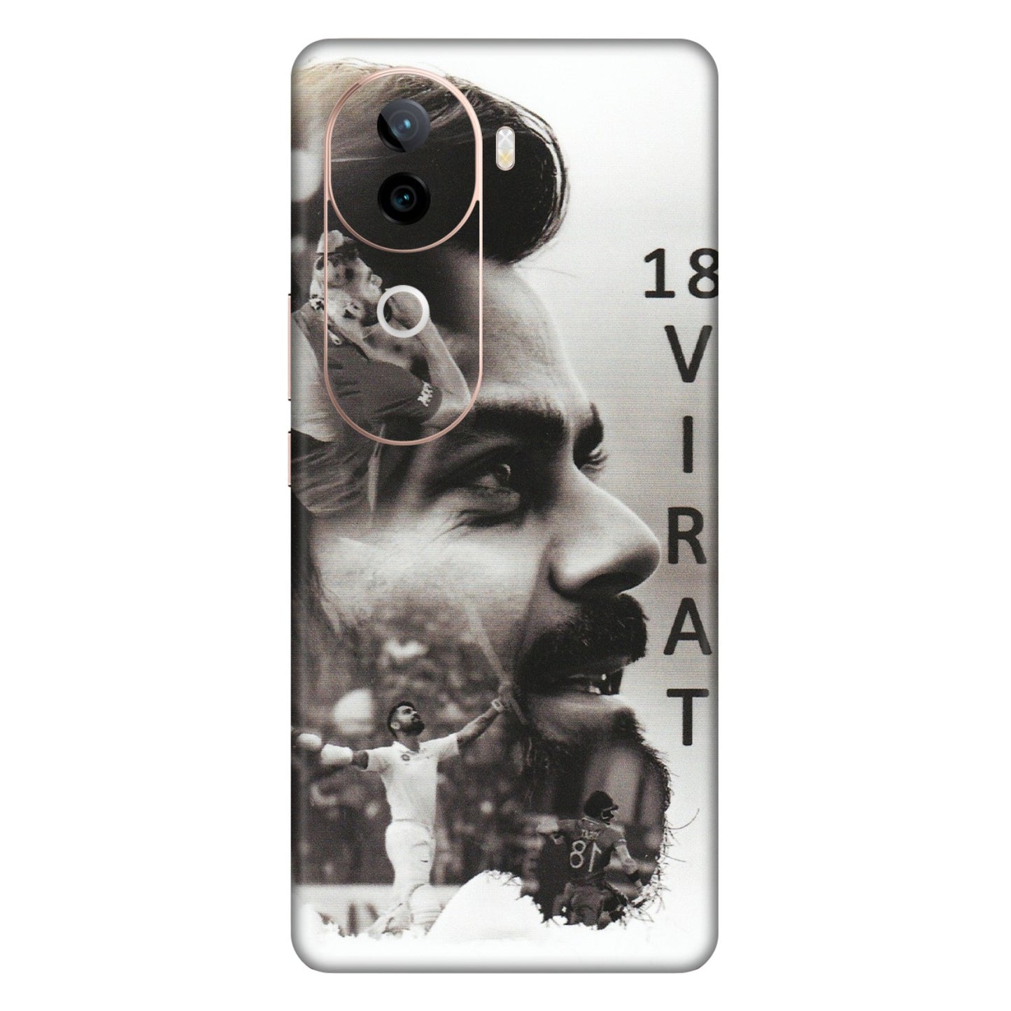 VIVO Z/V/X/T/U/S Series Phone Skins (All Models) - Virat Kohli Cricketer - Matte Finish (M-163) Vivo V40E (5G)