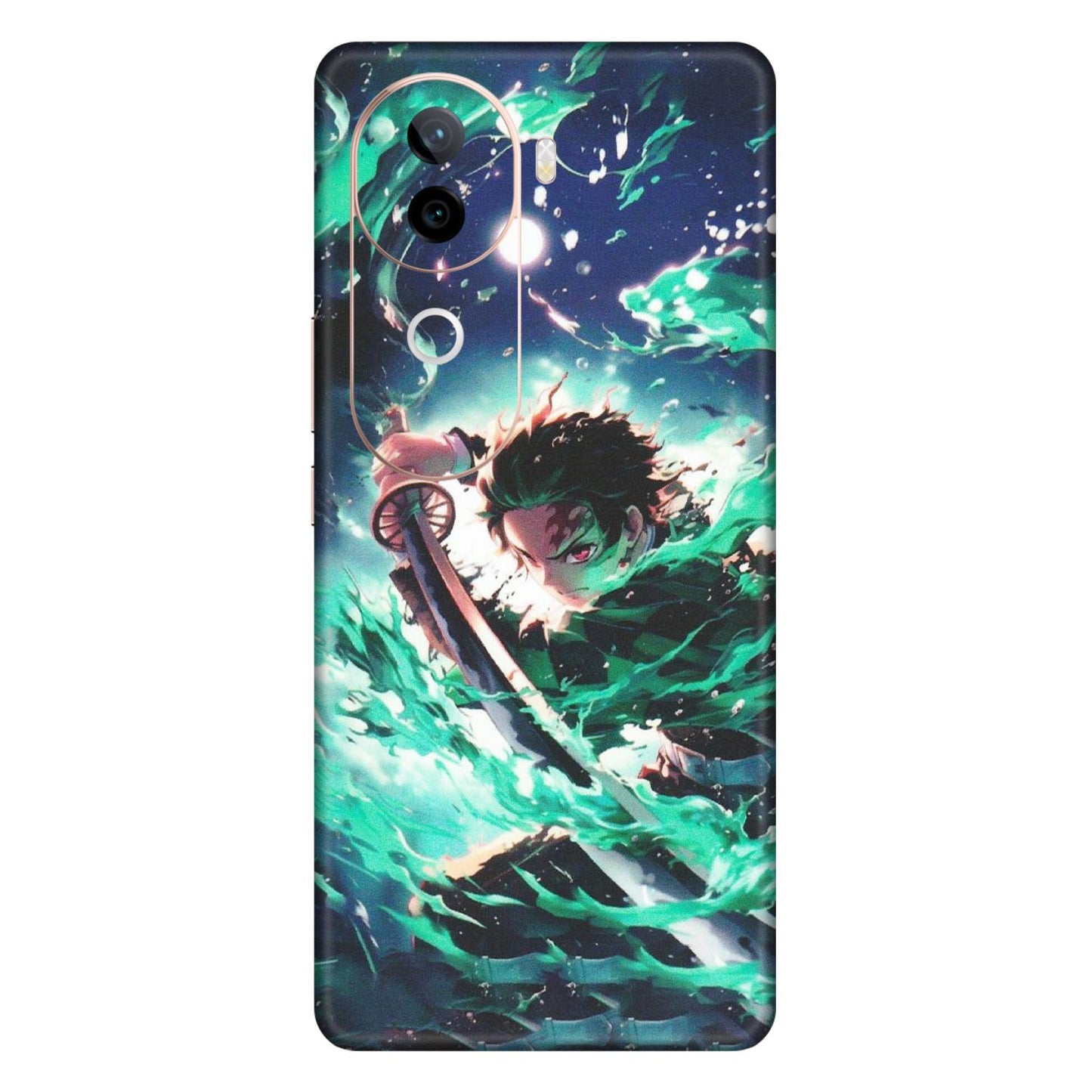 VIVO Z/V/X/T/U/S Series Phone Skins (All Models) - Sword Fighter Anime - Matte Finish (M-29) Vivo V40E (5G)