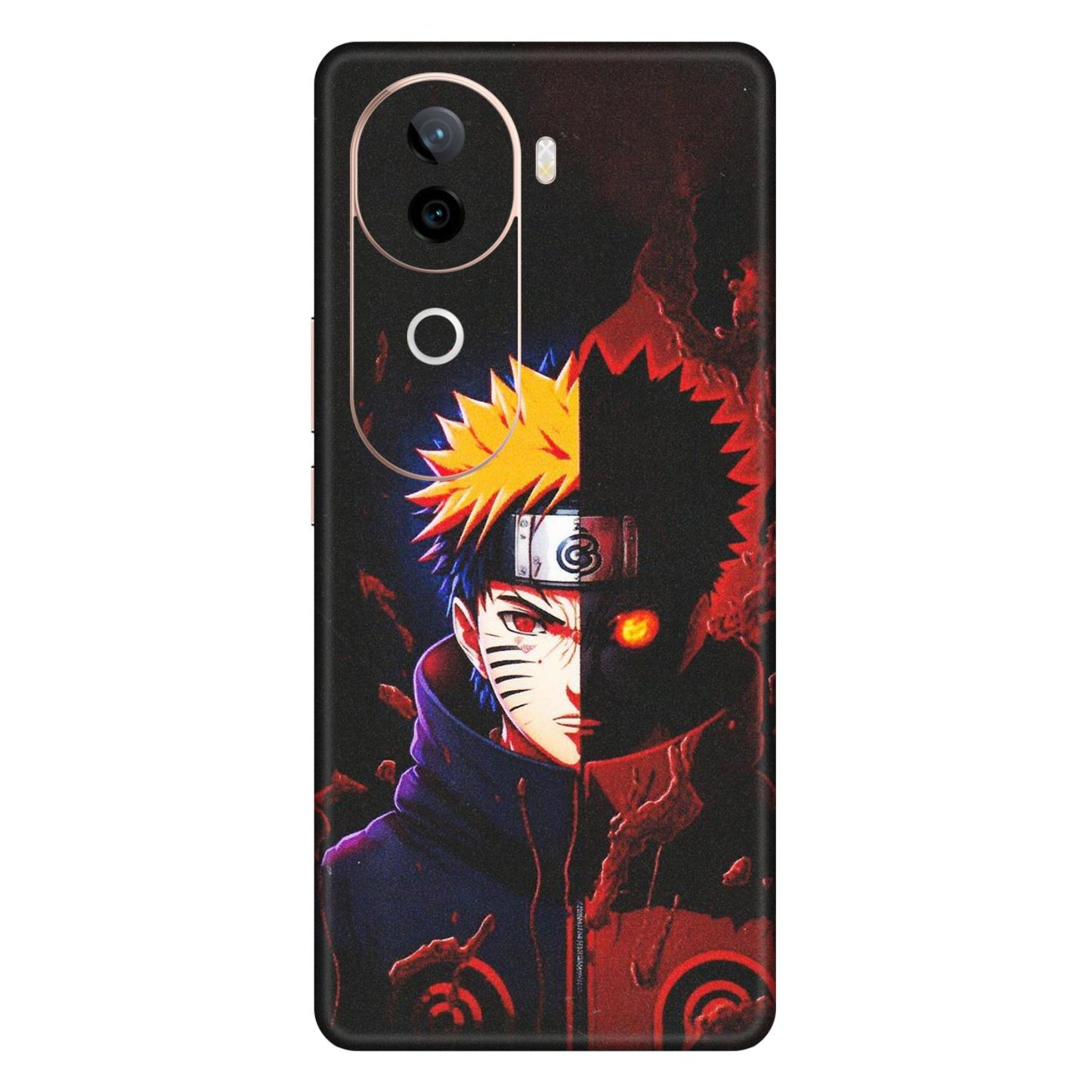 VIVO Z/V/X/T/U/S Series Phone Skins (All Models) - Naruto X Evil - Matte Finish (M-70) Vivo V40E (5G)