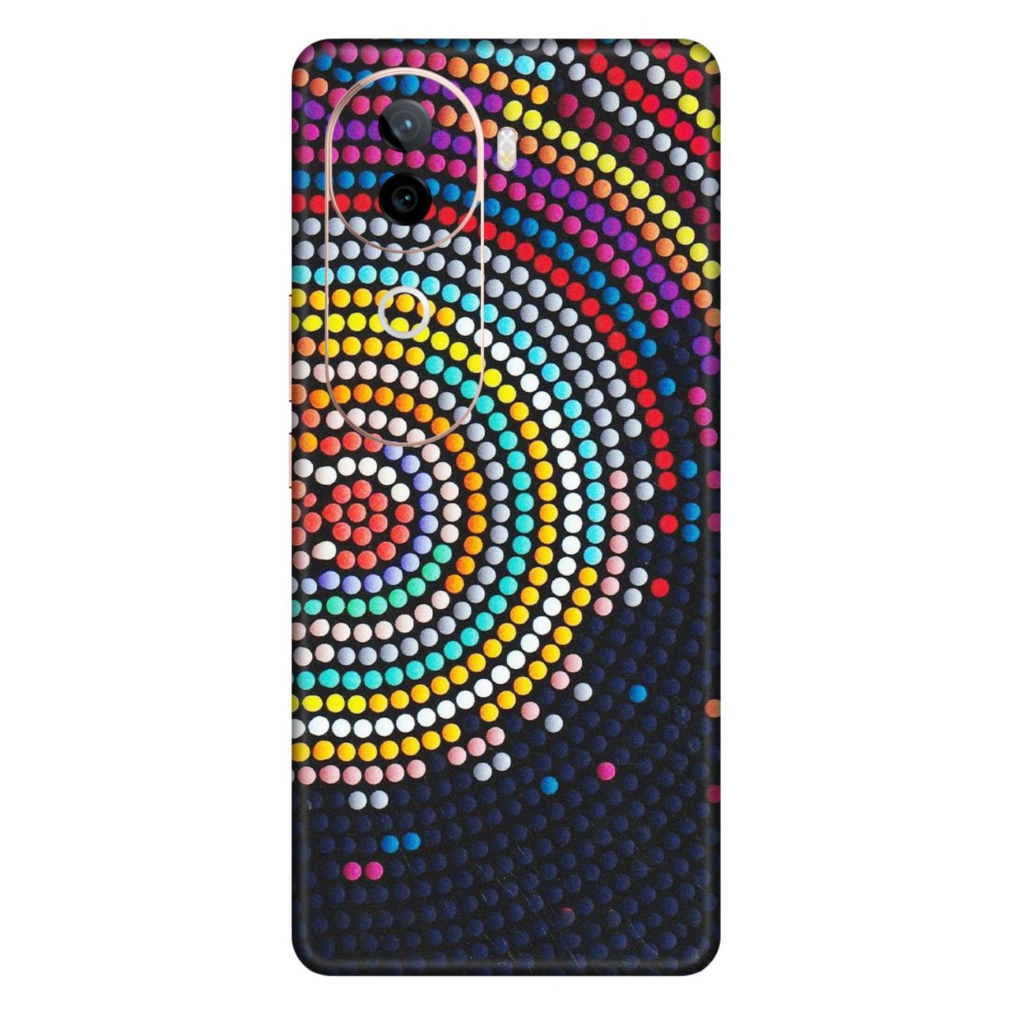 VIVO Z/V/X/T/U/S Series Phone Skins (All Models) - Rainbow Dot Mandala - Matte Finish (M-97) Vivo V40E (5G)