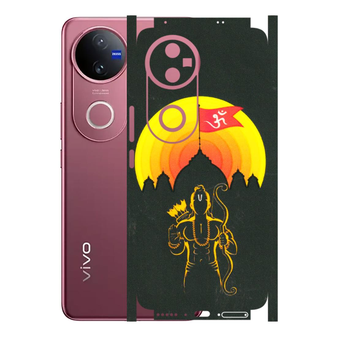 VIVO Z/V/X/T/U/S Series Phone Skins (All Models) - Lord Ram - 3D Embossed Finish (L-132) Vivo V50 5G
