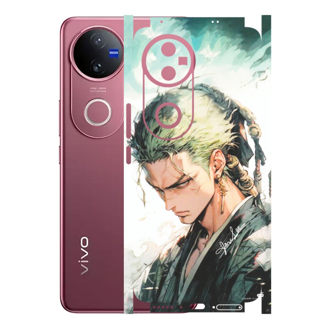 VIVO Z/V/X/T/U/S Series Phone Skins (All Models) - Pirate Hunter One Piece Anime - Matte Finish (M-157) Vivo V50 5G