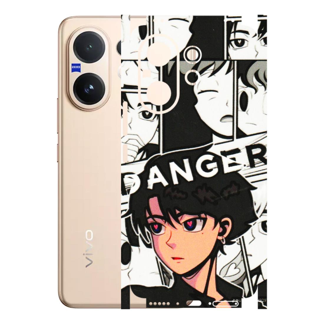 VIVO Z/V/X/T/U/S Series Phone Skins (All Models) - Danger Anime - 3D Embossed Finish (L-155) Vivo V60 5G