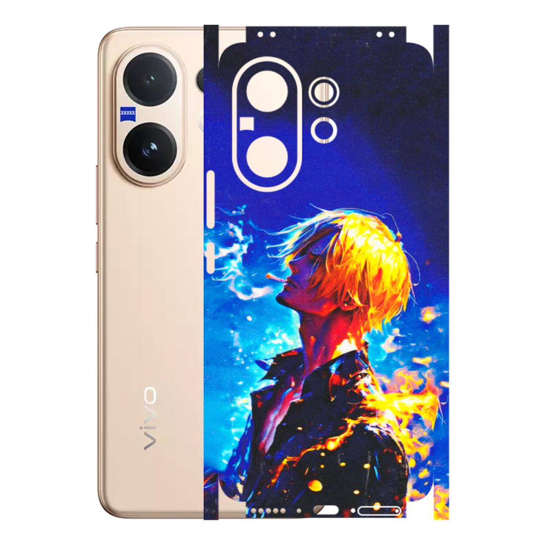 VIVO Z/V/X/T/U/S Series Phone Skins (All Models) - Sanji Vinsmoke One Piece - 3D Embossed Finish (L-319) Vivo V60 5G