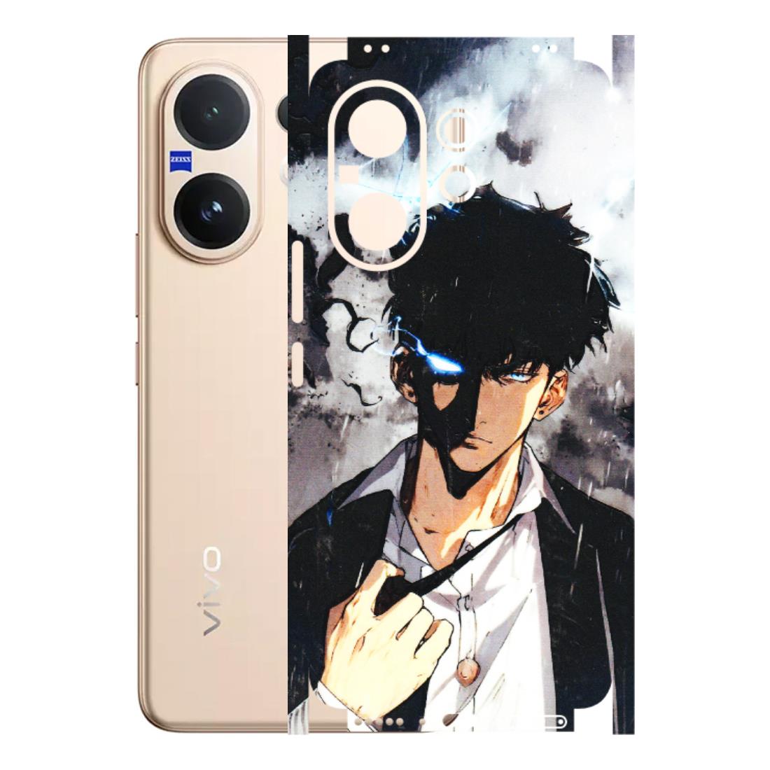 VIVO Z/V/X/T/U/S Series Phone Skins (All Models) - Sung Jinwoo Manhwa Anime - 3D Embossed Finish (L-328) Vivo V60 5G
