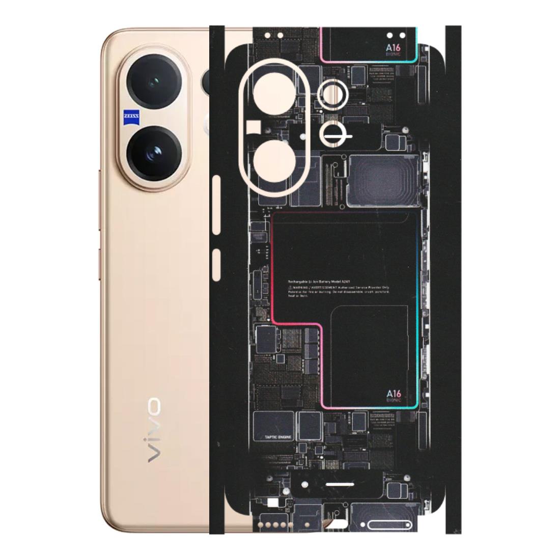 VIVO Z/V/X/T/U/S Series Phone Skins (All Models) - Motherboard Circuit Layout - Matte Finish (M-117) Vivo V60 5G