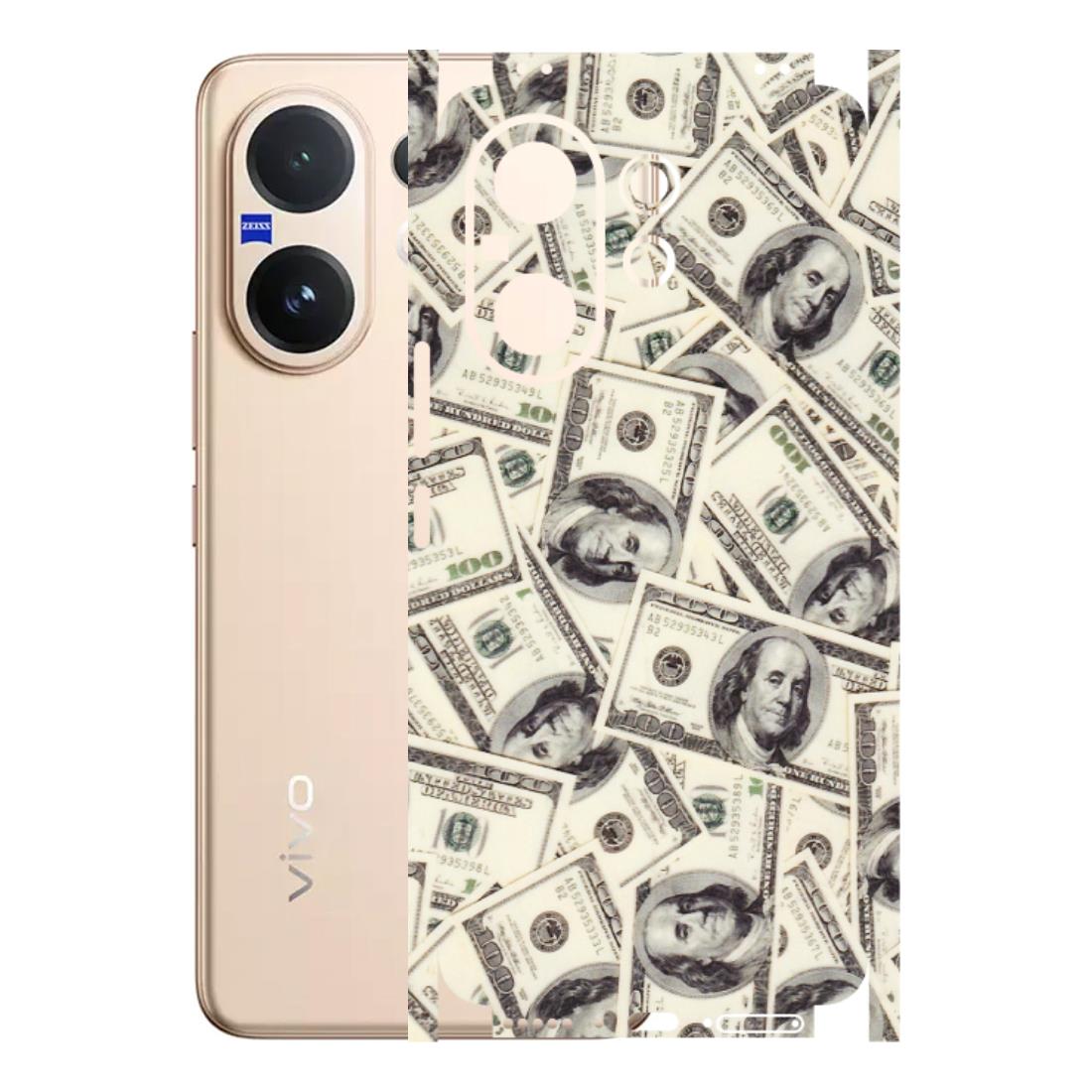 VIVO Z/V/X/T/U/S Series Phone Skins (All Models) - Dollar Lover - Transparent Finish (T-17) Vivo V60 5G