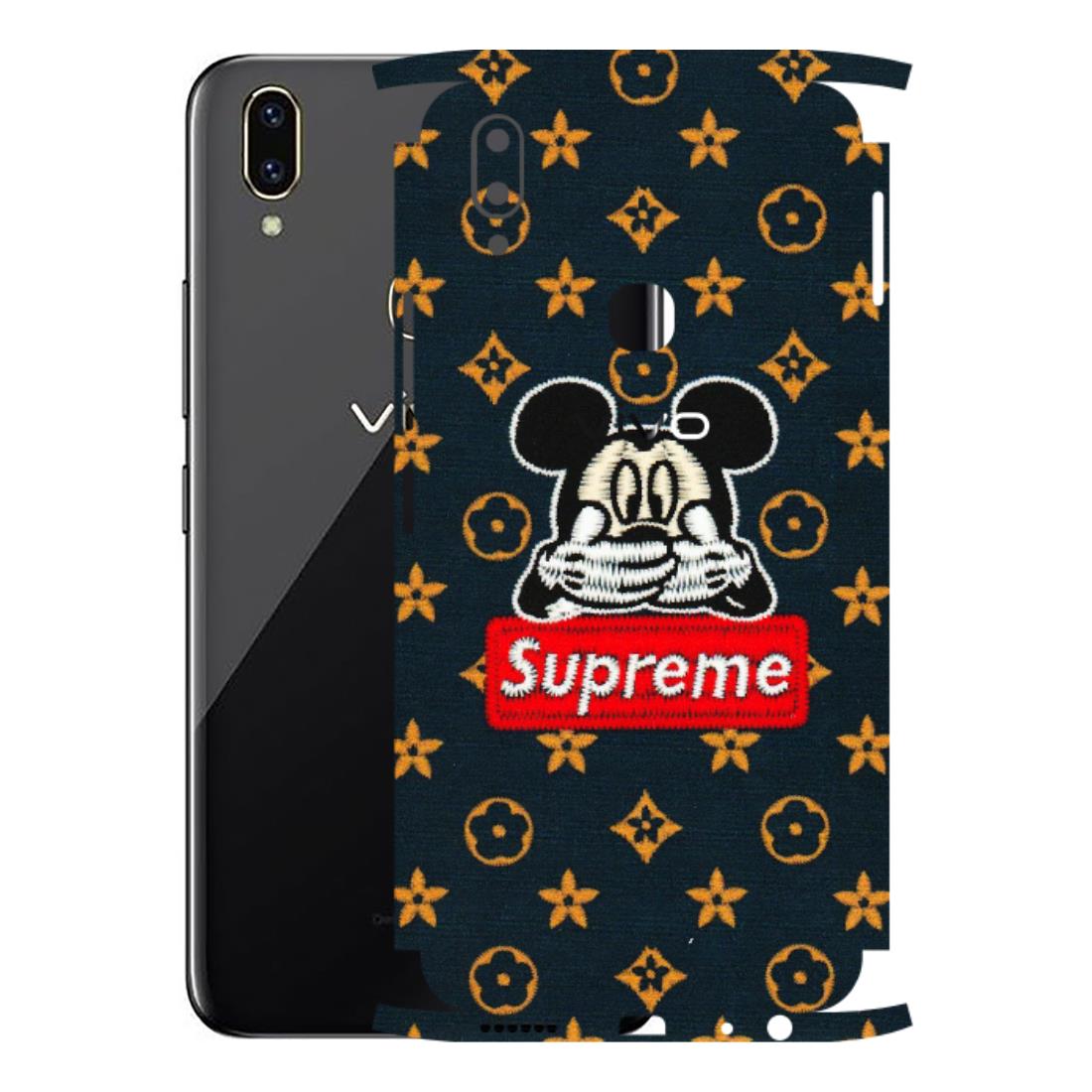 VIVO Z/V/X/T/U/S Series Phone Skins (All Models) - Mickey Supreme - Matte Finish (M-83) Vivo V9