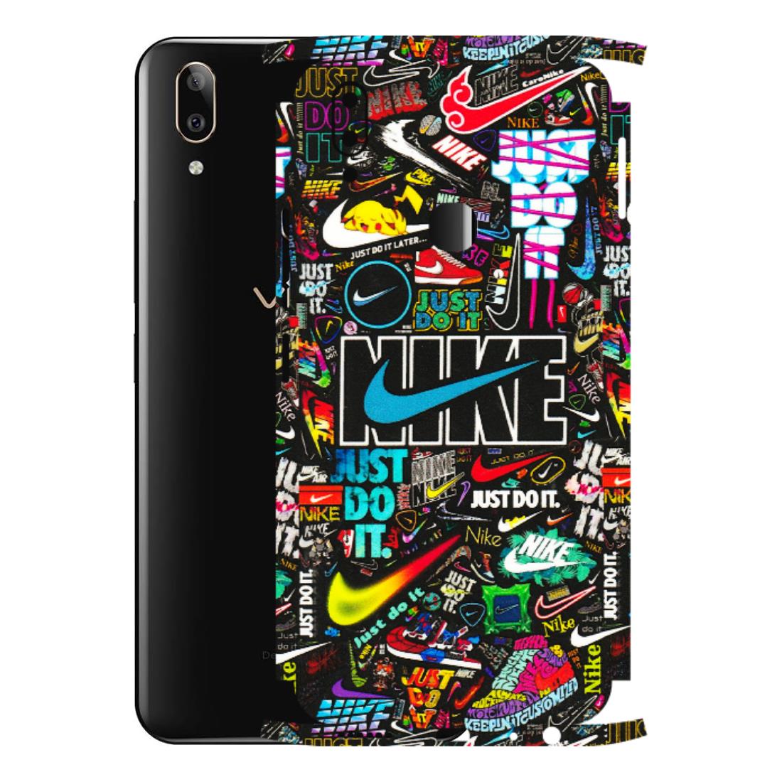 VIVO Z/V/X/T/U/S Series Phone Skins (All Models) - Just Do It Doodles - 3D Embossed Finish (L-166) Vivo V9 Pro