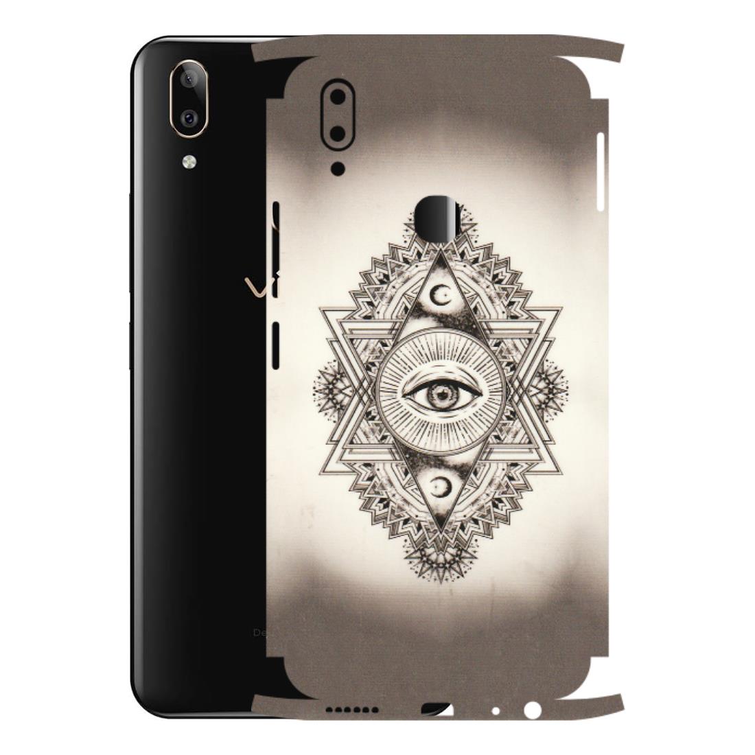 VIVO Z/V/X/T/U/S Series Phone Skins (All Models) - Illuminati Great Eye - Transparent Finish (T-14) Vivo V9 Pro