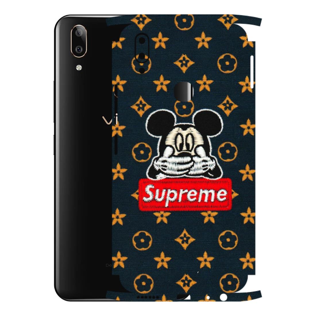 VIVO Z/V/X/T/U/S Series Phone Skins (All Models) - Mickey Supreme - Matte Finish (M-83) Vivo V9 Youth