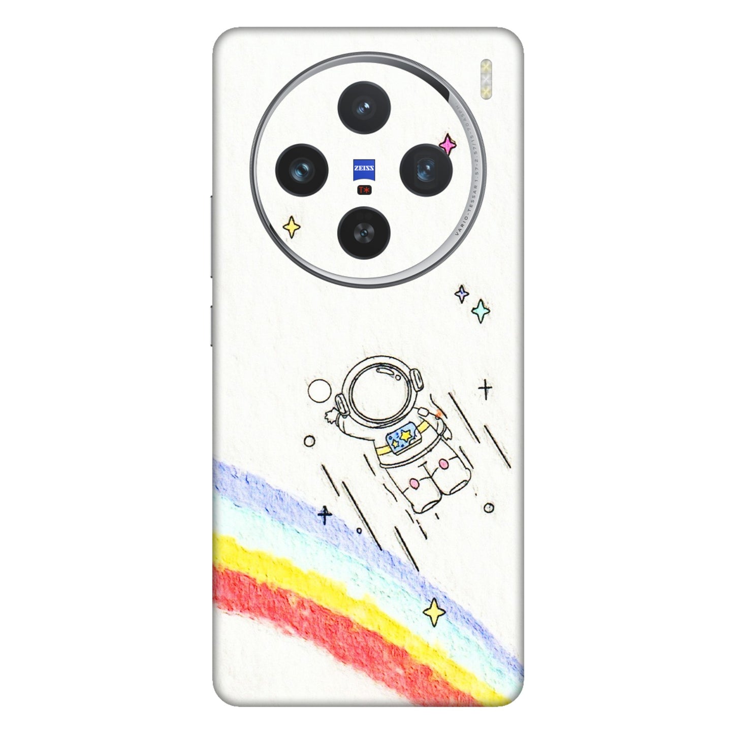 VIVO Z/V/X/T/U/S Series Phone Skins (All Models) - Milkyway Astronaut - 3D Embossed Finish (L-110) Vivo X100 (5G)