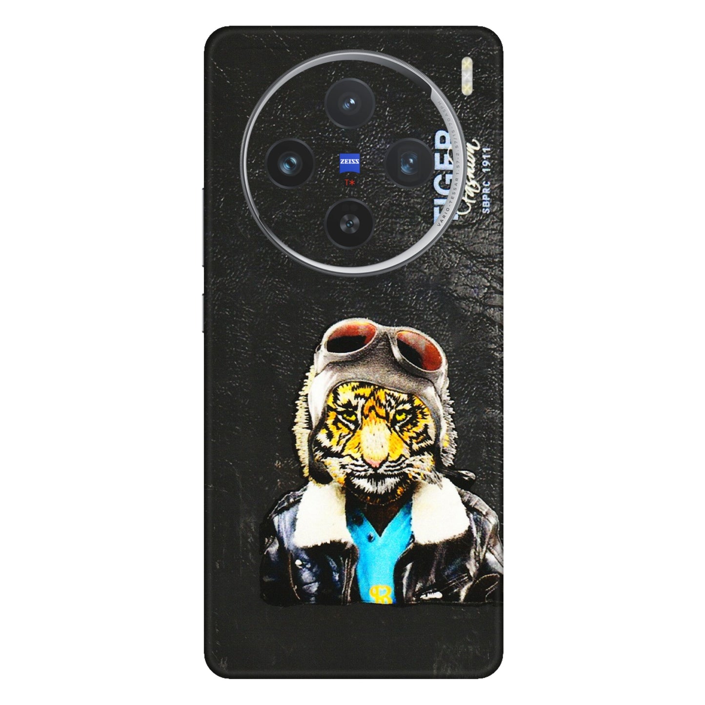 VIVO Z/V/X/T/U/S Series Phone Skins (All Models) - Rider Tiger - 3D Embossed Finish (L-113) Vivo X100 (5G)