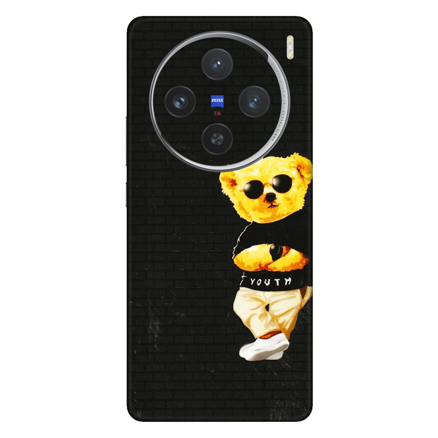 VIVO Z/V/X/T/U/S Series Phone Skins (All Models) - Classy Teddy Bear - 3D Embossed Finish (L-116) Vivo X100 (5G)
