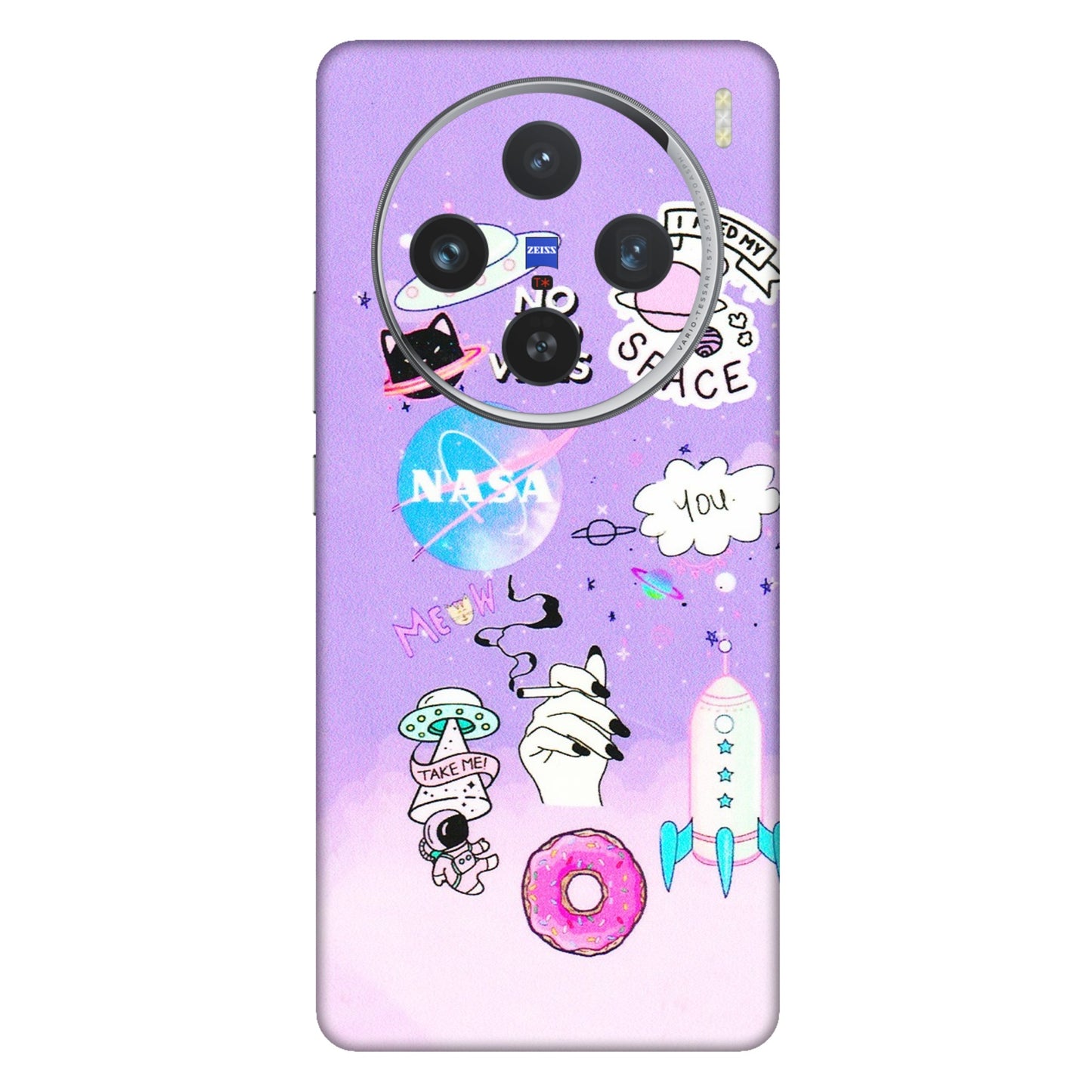 VIVO Z/V/X/T/U/S Series Phone Skins (All Models) - I Need My Nasa Skin - 3D Embossed Finish (L-149) Vivo X100 (5G)