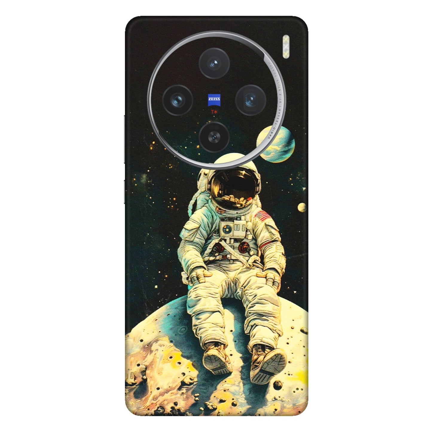 VIVO Z/V/X/T/U/S Series Phone Skins (All Models) - Astronaut in Space - 3D Embossed Finish (L-16) Vivo X100 (5G)