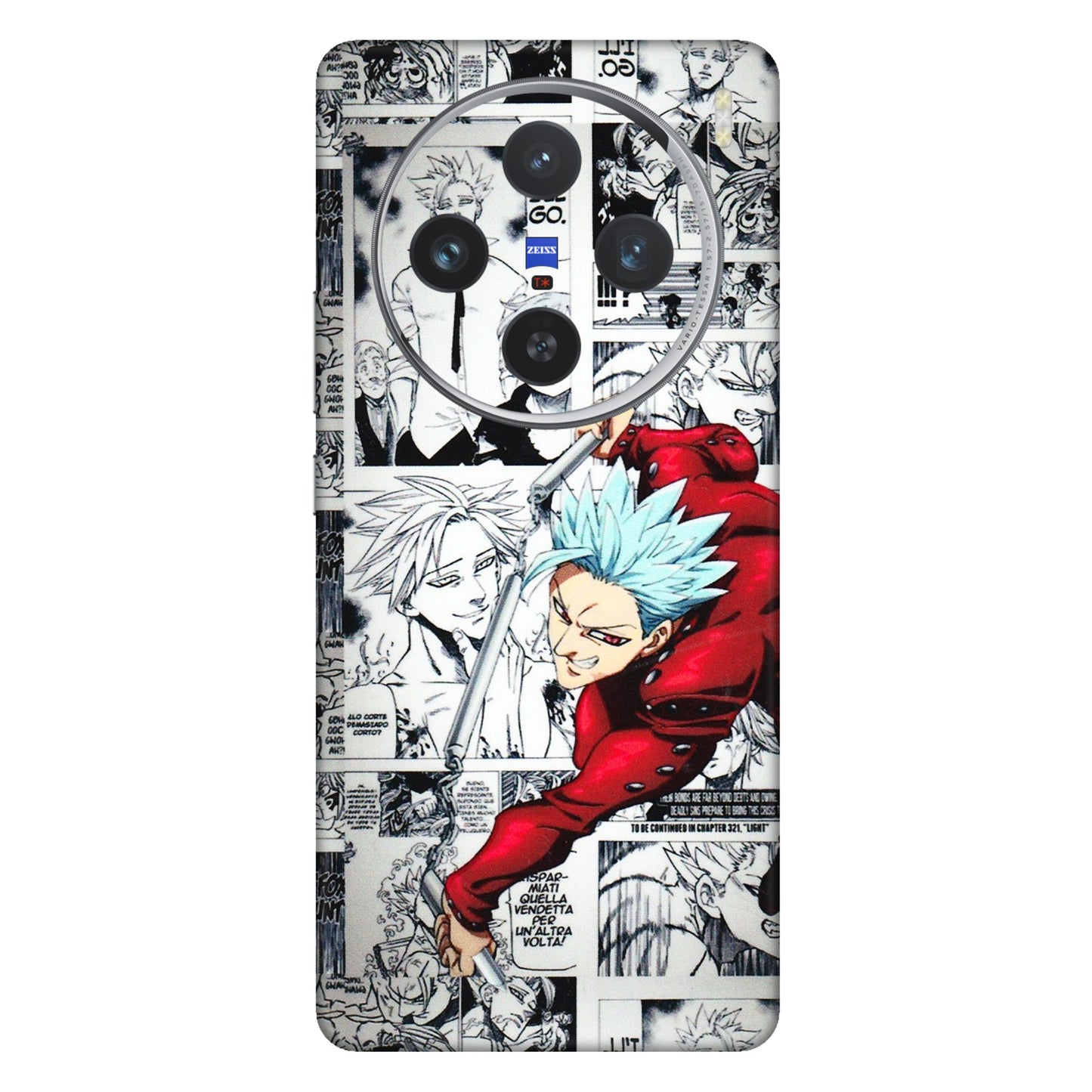 VIVO Z/V/X/T/U/S Series Phone Skins (All Models) - Anime Comic - 3D Embossed Finish (L-192) Vivo X100 (5G)
