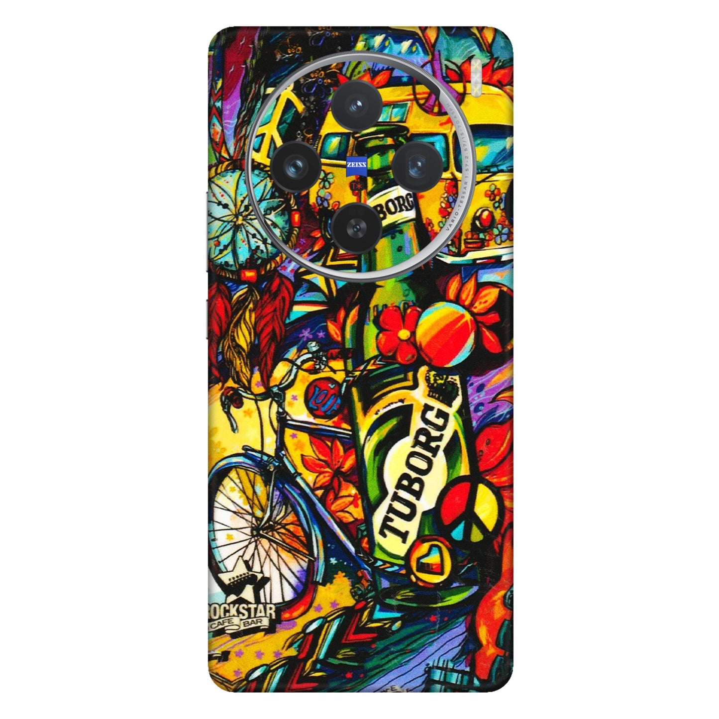 VIVO Z/V/X/T/U/S Series Phone Skins (All Models) - Cool Beer Bottle - 3D Embossed Finish (L-193) Vivo X100 (5G)