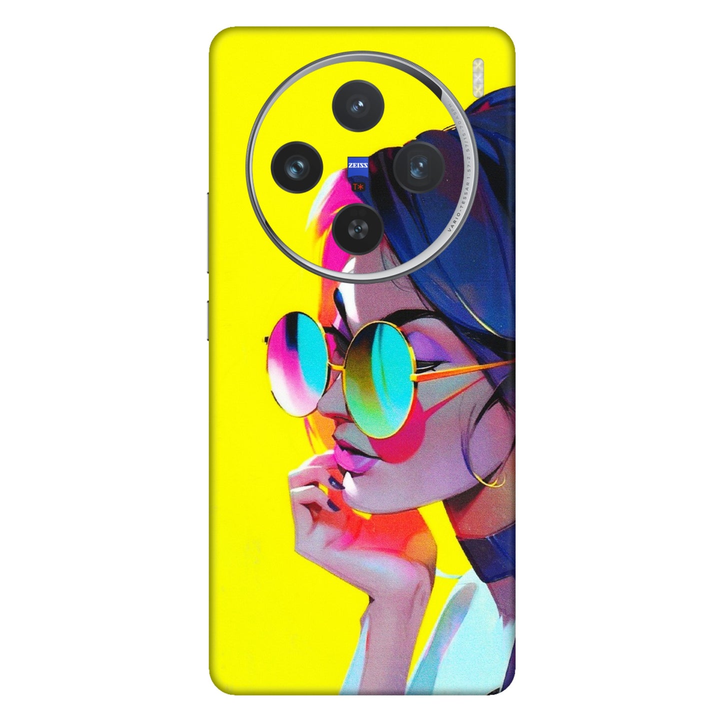 VIVO Z/V/X/T/U/S Series Phone Skins (All Models) - Bold Stylish Girl - 3D Embossed Finish (L-222) Vivo X100 (5G)