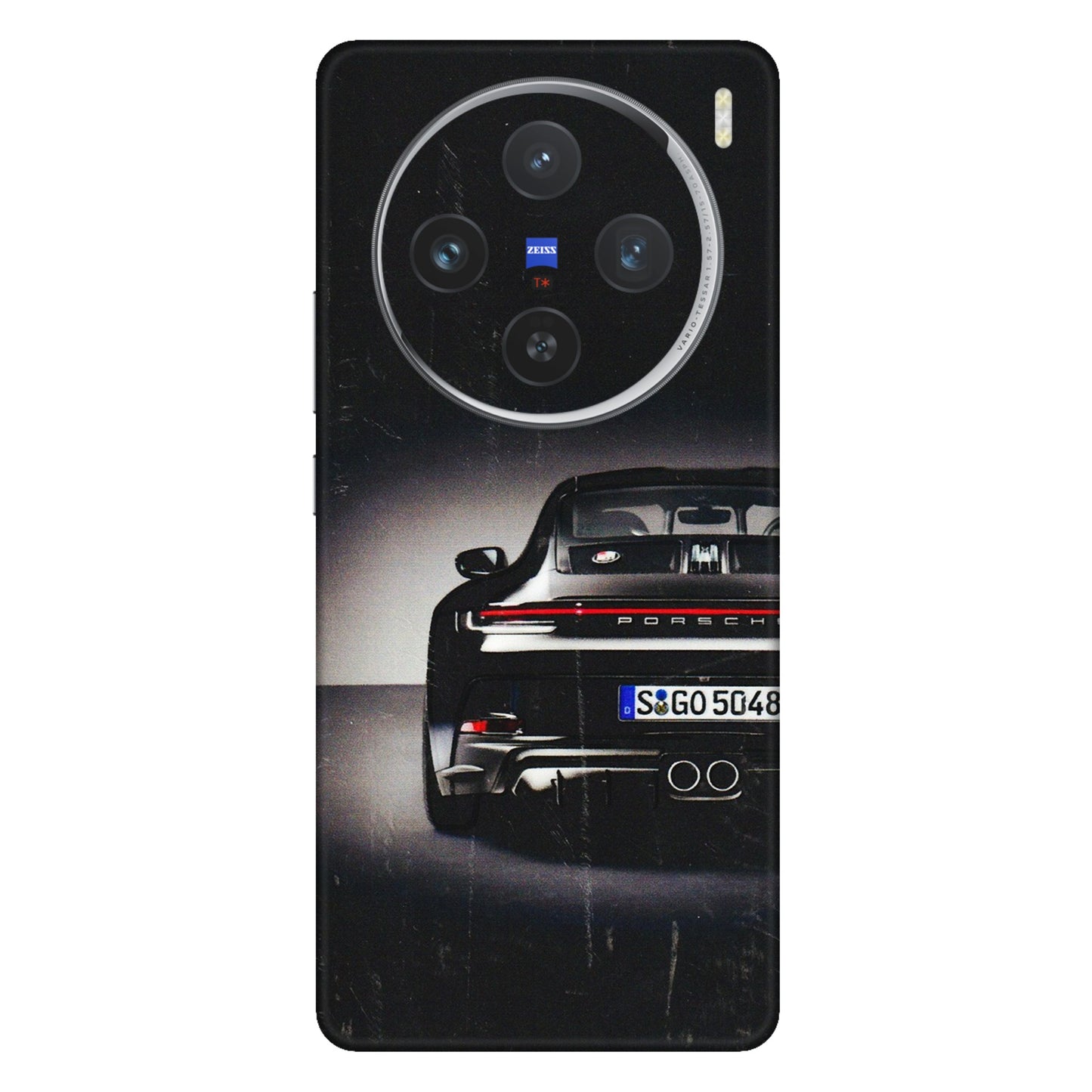VIVO Z/V/X/T/U/S Series Phone Skins (All Models) - New Black Porsche GT3 - 3D Embossed Finish (L-327) Vivo X100 (5G)