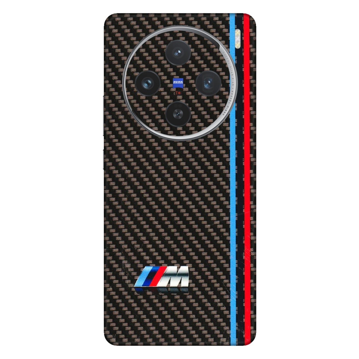 VIVO Z/V/X/T/U/S Series Phone Skins (All Models) - BM Carbon Fiber Feels - 3D Embossed Finish (L-38) Vivo X100 (5G)