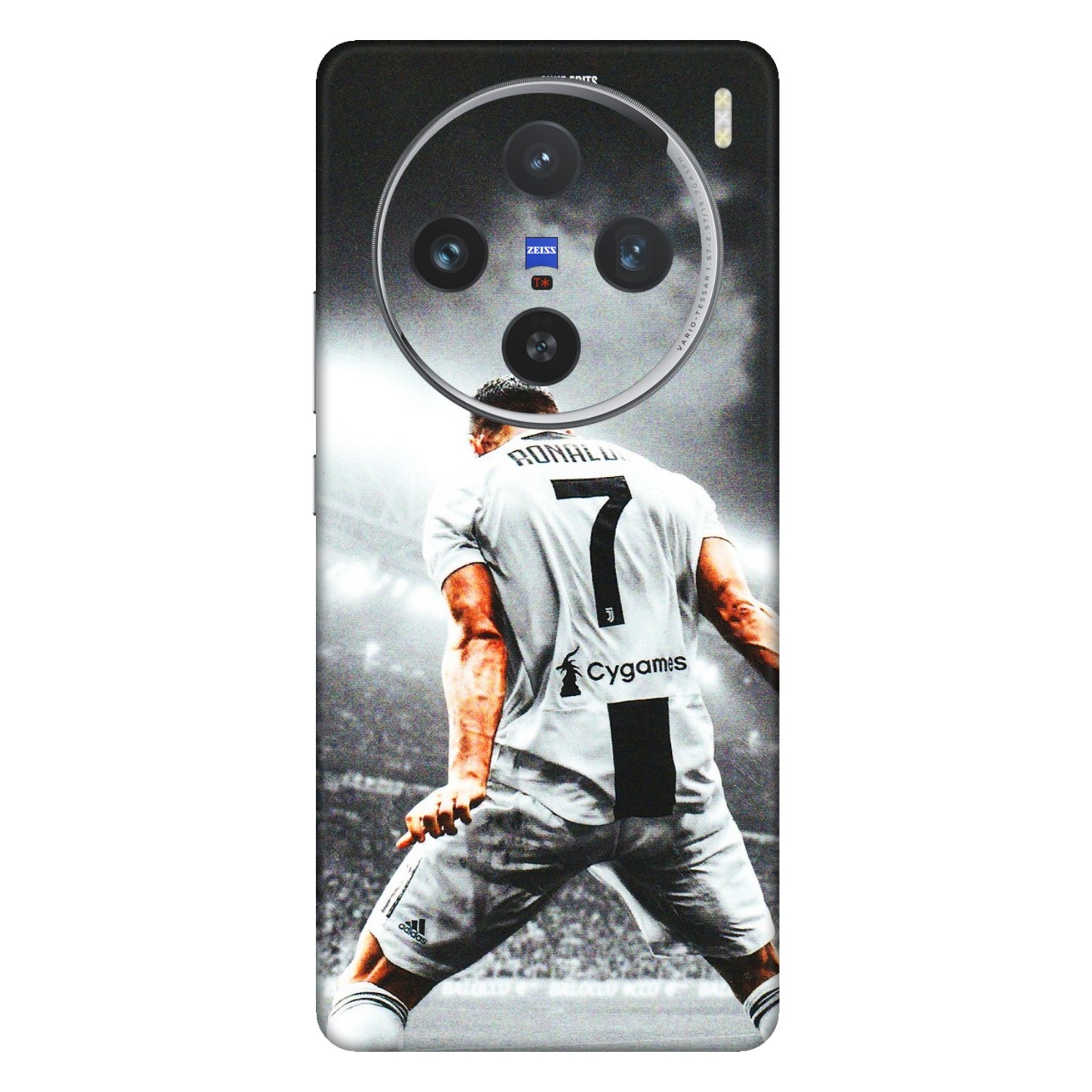 VIVO Z/V/X/T/U/S Series Phone Skins (All Models) - Ronaldo CR7 Crazy - 3D Embossed Finish (L-44) Vivo X100 (5G)