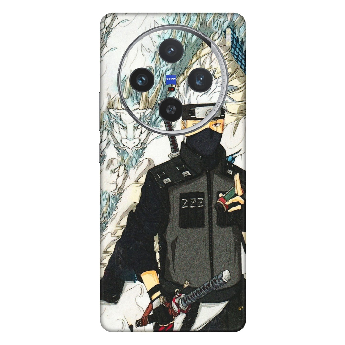VIVO Z/V/X/T/U/S Series Phone Skins (All Models) - Kakashi Hatake Naruto Anime - 3D Embossed Finish (L-46) Vivo X100 (5G)
