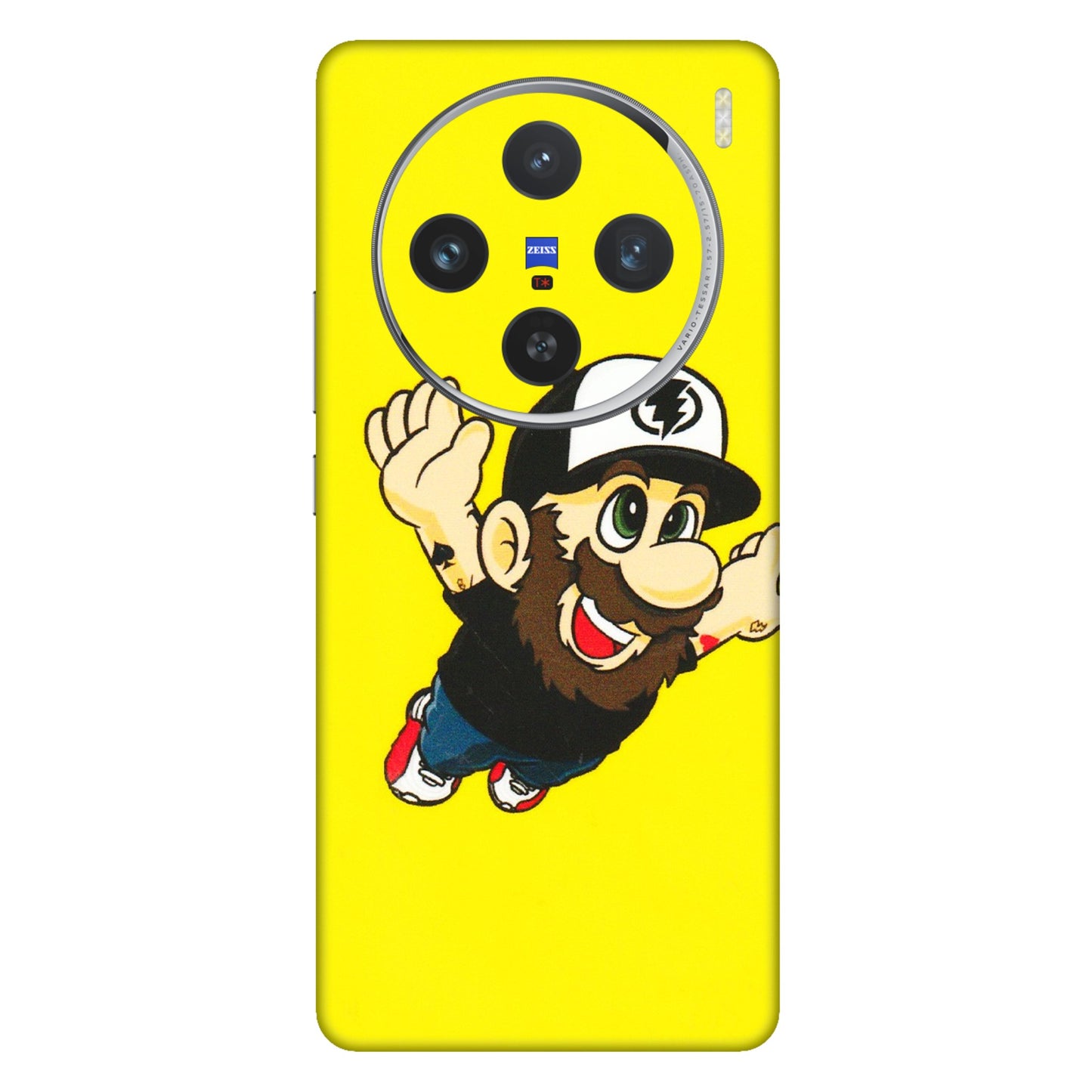VIVO Z/V/X/T/U/S Series Phone Skins (All Models) - Flying Beardo - 3D Embossed Finish (L-60) Vivo X100 (5G)