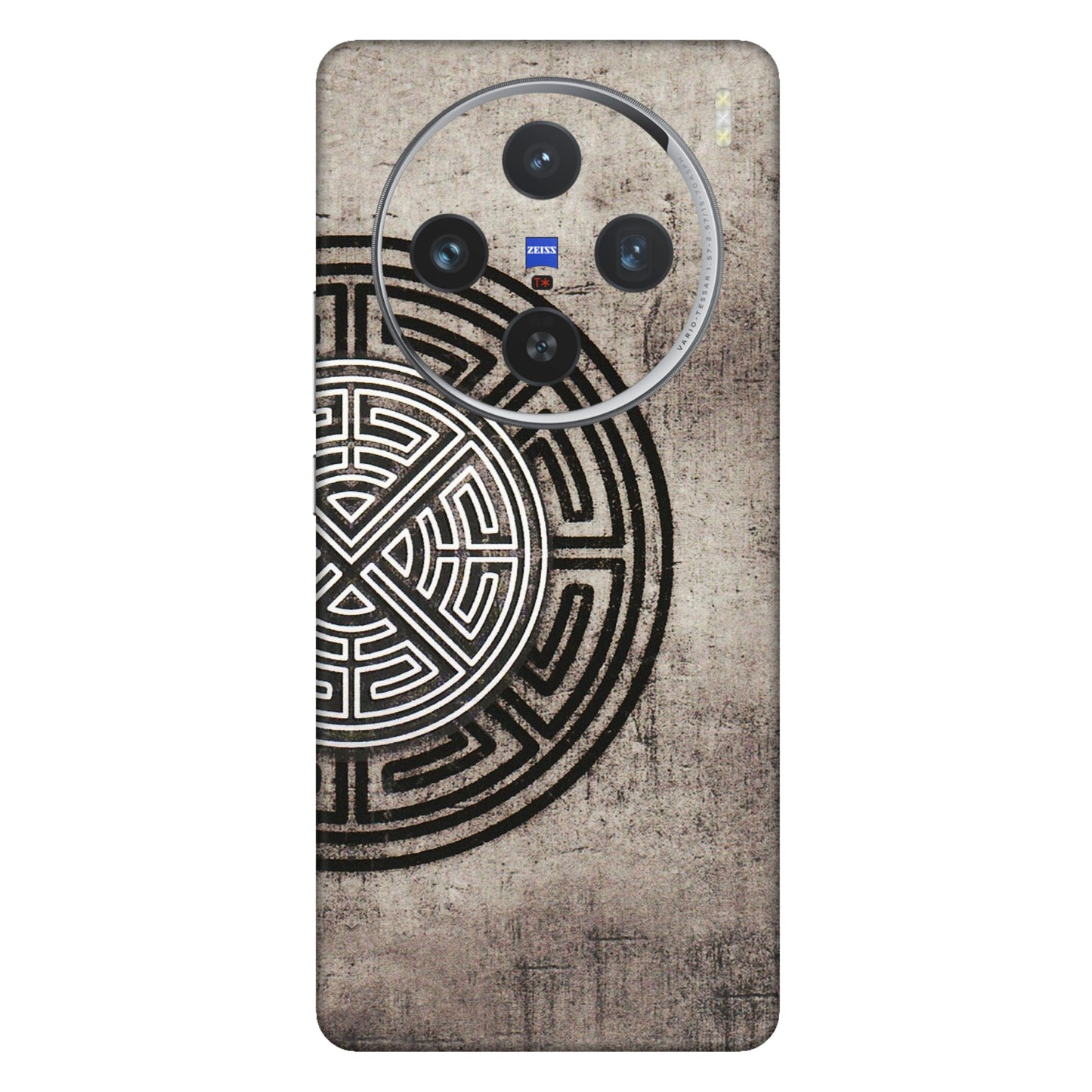VIVO Z/V/X/T/U/S Series Phone Skins (All Models) - Mysterious Circular Design - 3D Embossed Finish (L-63) Vivo X100 (5G)